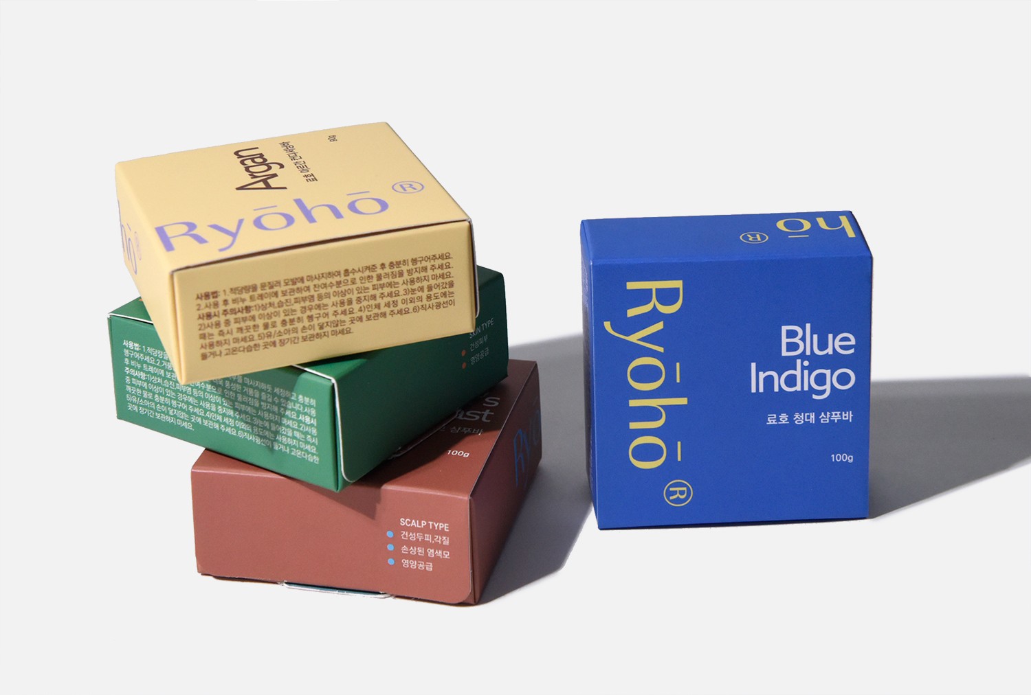 헤어케어 천연클렌징비누 샴푸바 화장품 패키지 제작하여 1