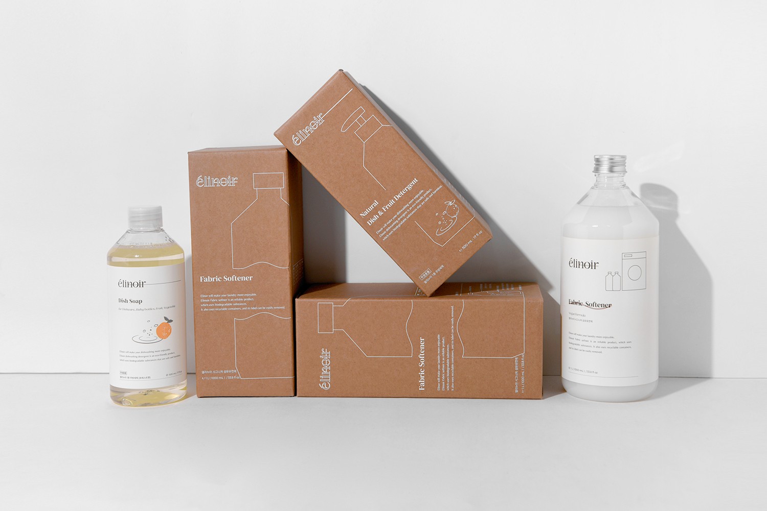 엘리누아 친환경세제 생활용품 패키지 제작하여 2