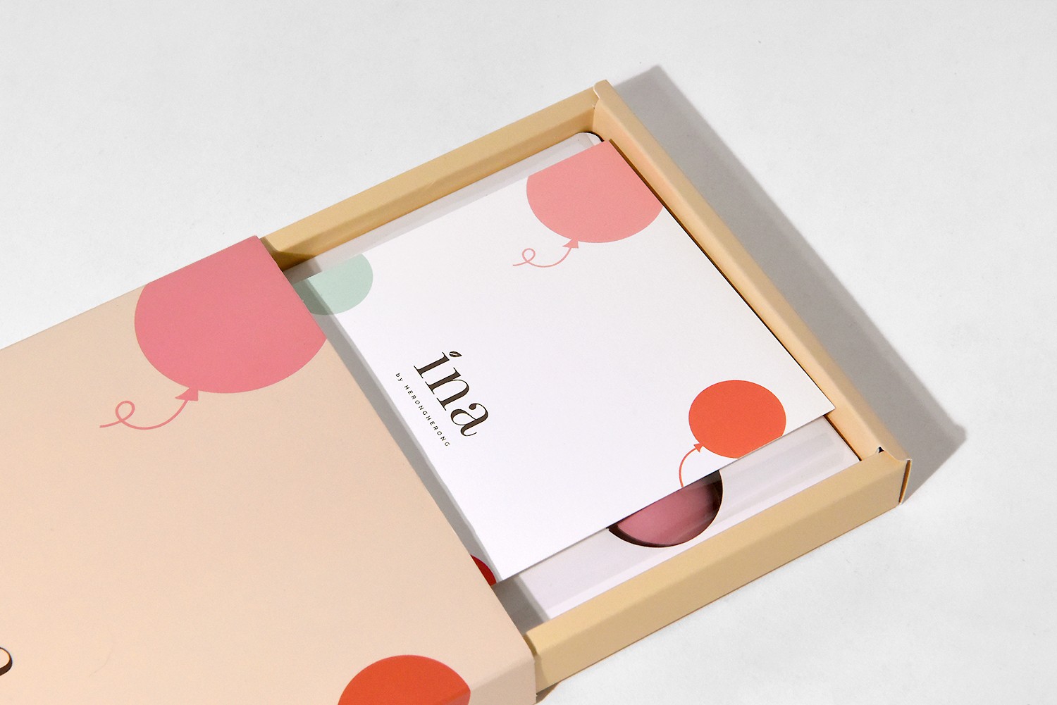 INA 이나쇼콜라 디저트 풍선9구 초콜릿 식품 패키지 제작하여 2