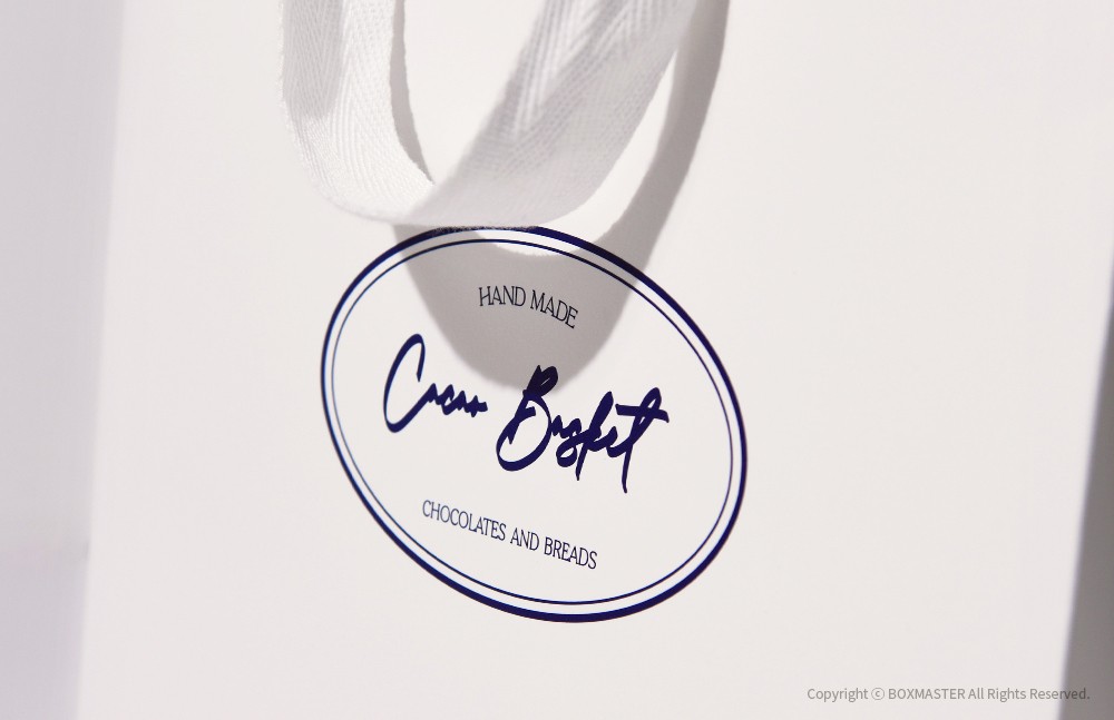 카카오바스켓 초콜릿전문점 쇼핑백 패키지 제작하여 2