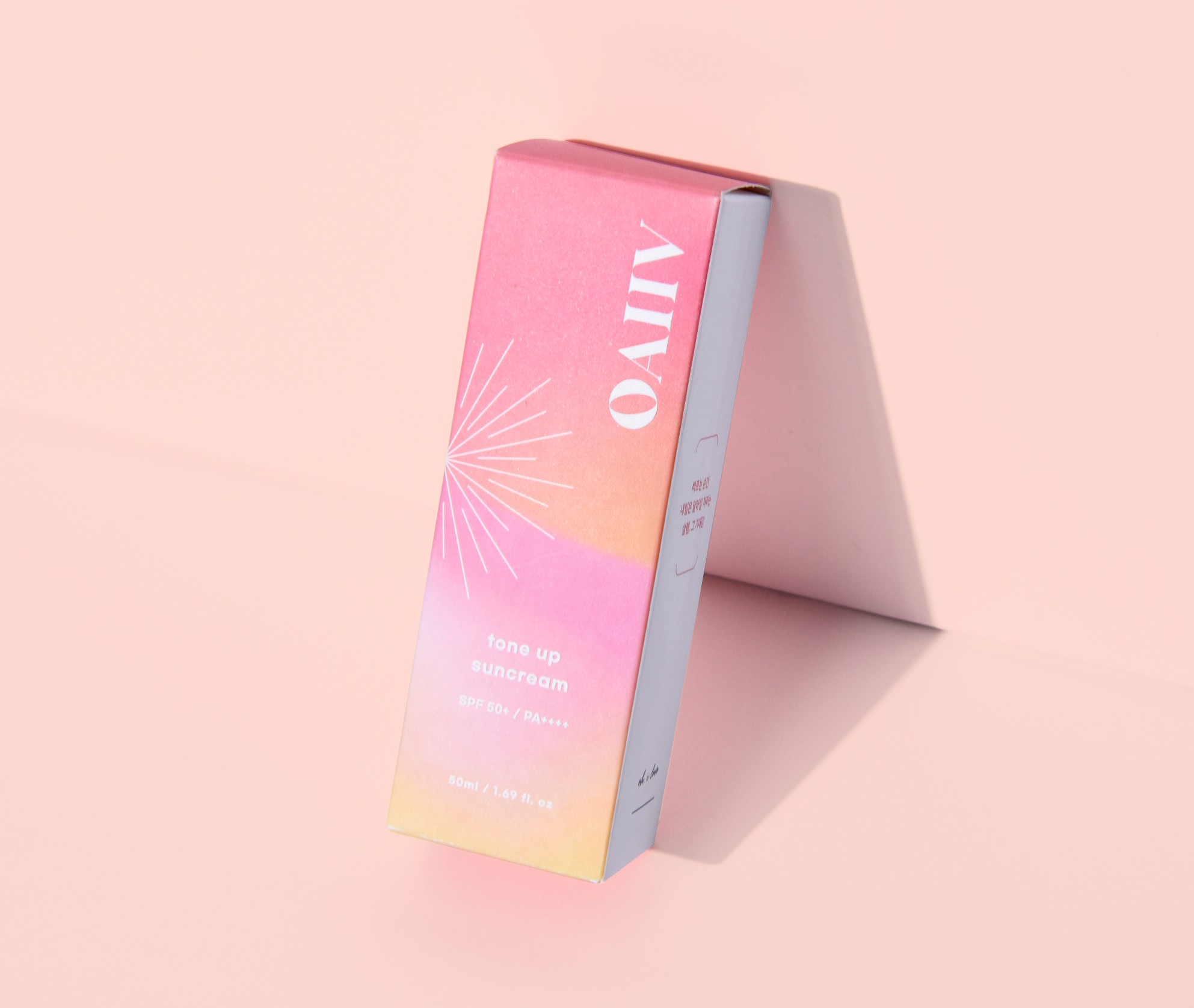 오아이브톤업썬크림 화장품 패키지 제작하여 1