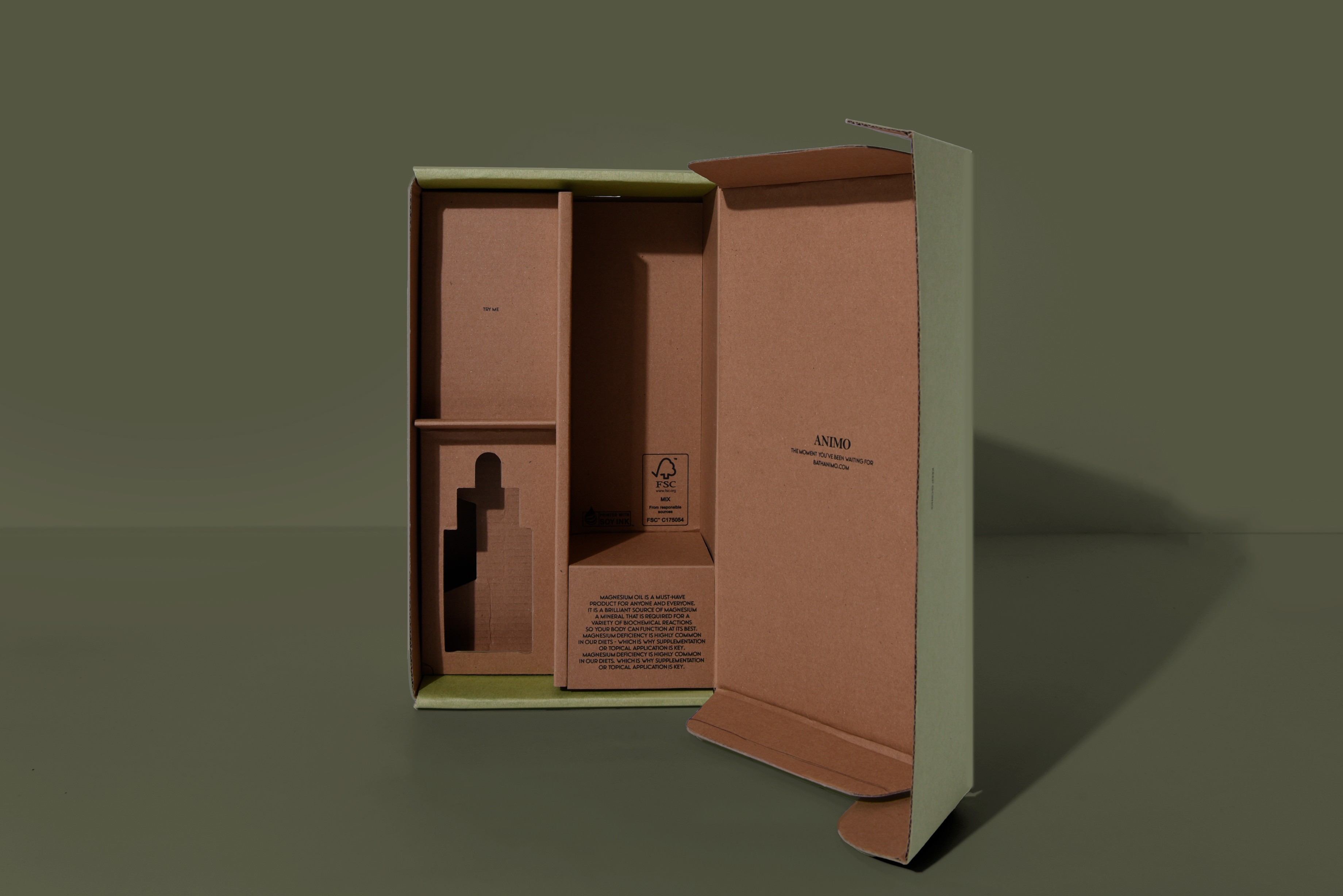 아니모 마그네슘오일 바디케어 괄사마사지세트 패키지 제작하여 3