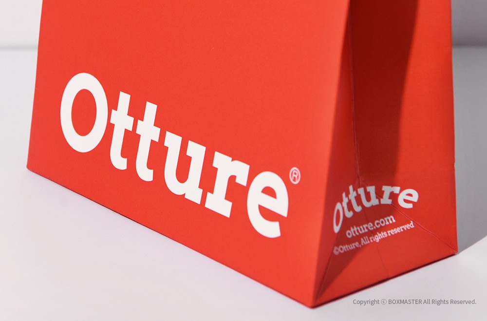 오뛰르 쇼핑백 패키지 제작하여 3