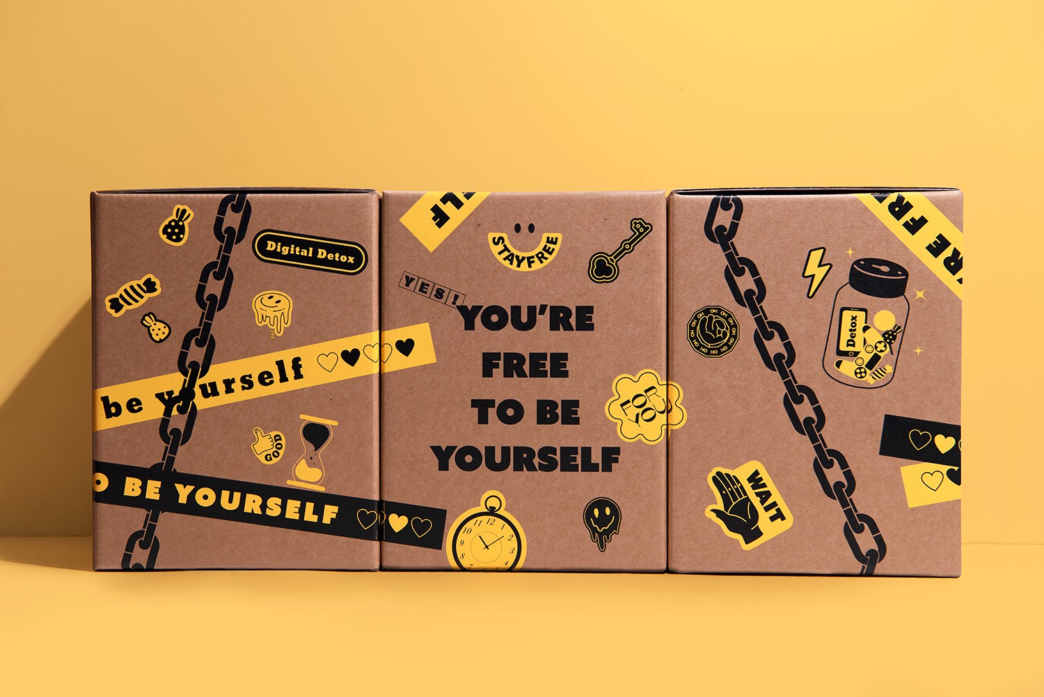 스테이프리 스마트폰 전자기기 금욕상자 패키지 제작하여 2