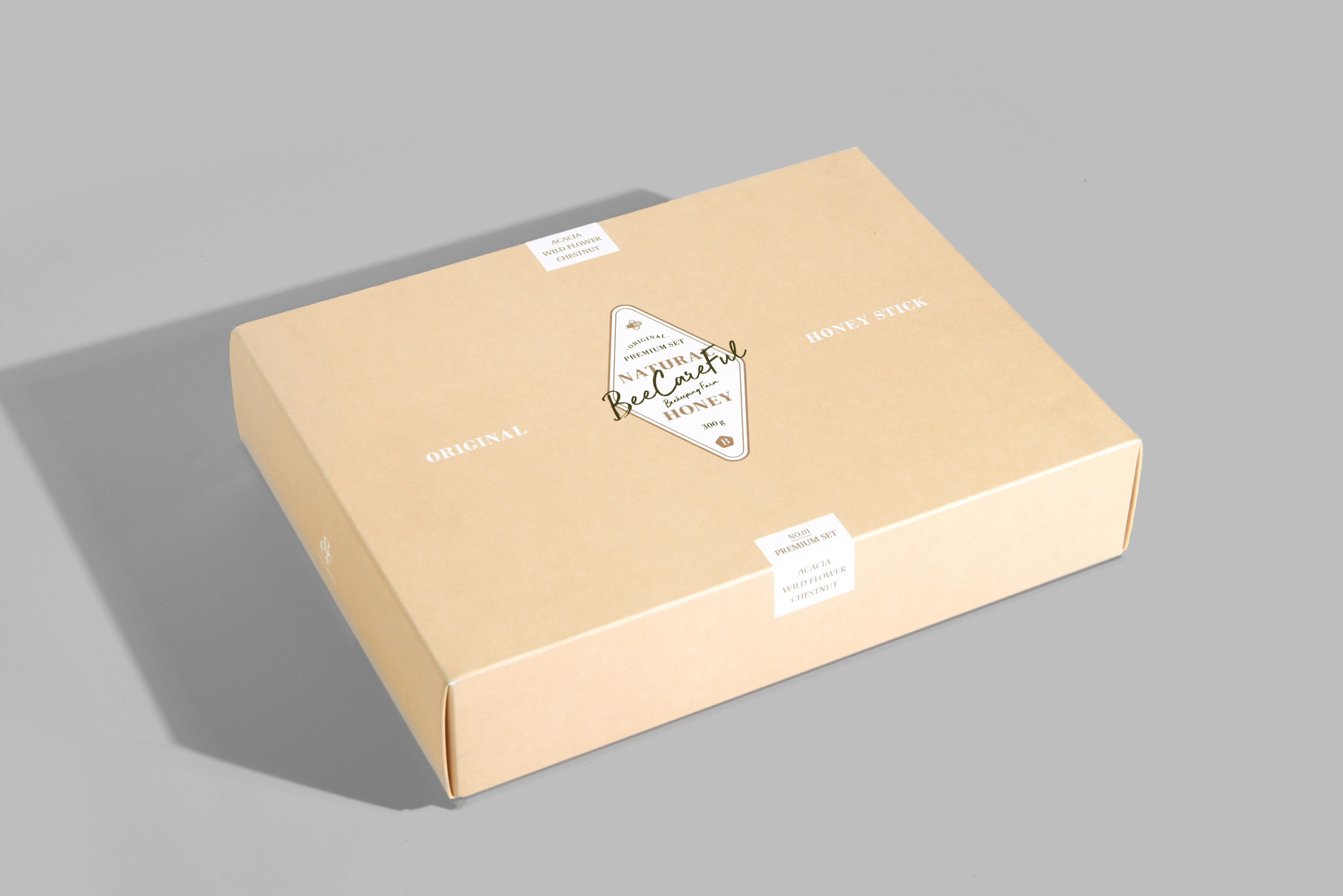 비케어풀 육각꿀스틱 선물세트 식품 아웃박스 1번째