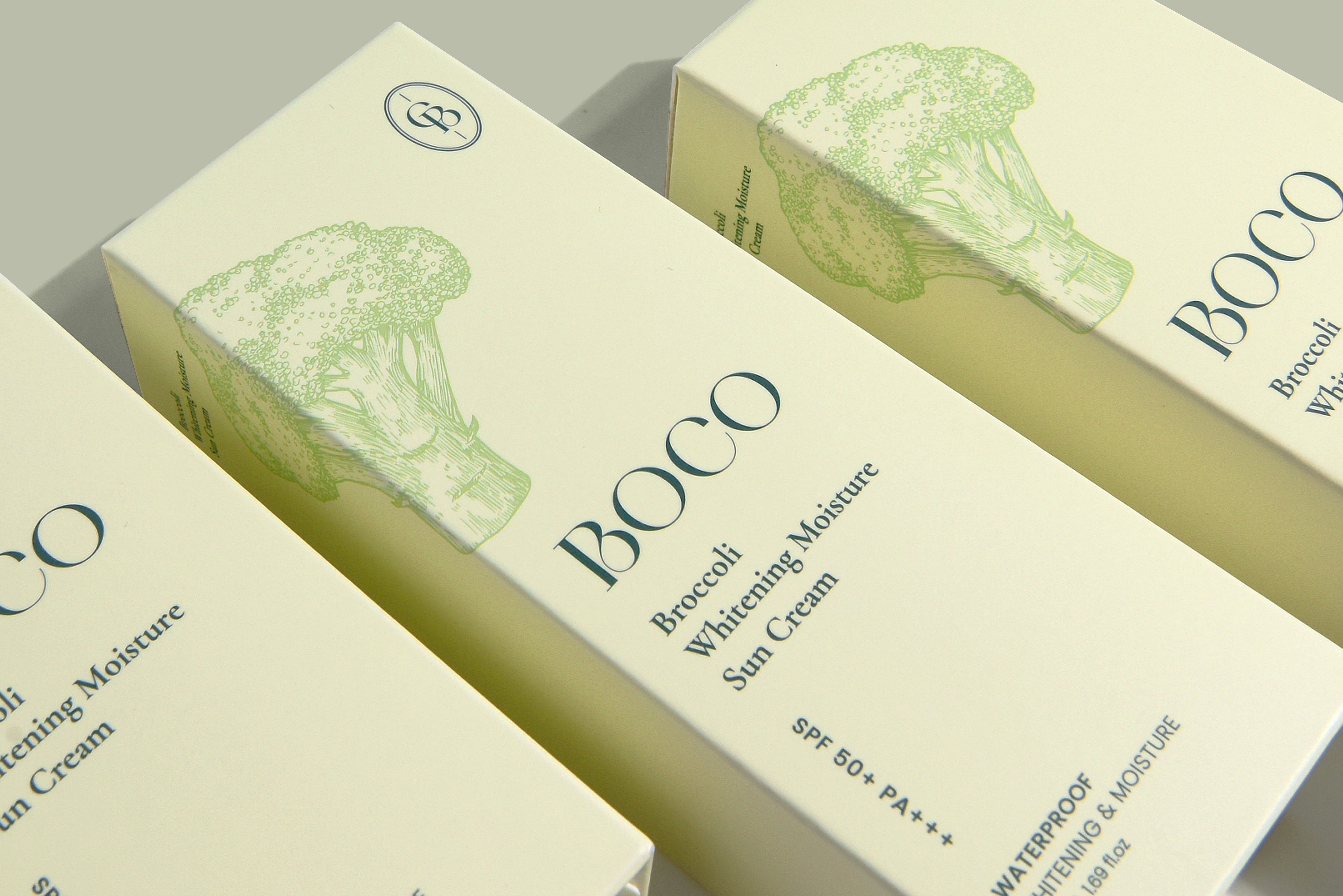 보코 브로콜리 화이트닝 수분선크림 화장품 화장품패키지 2번째