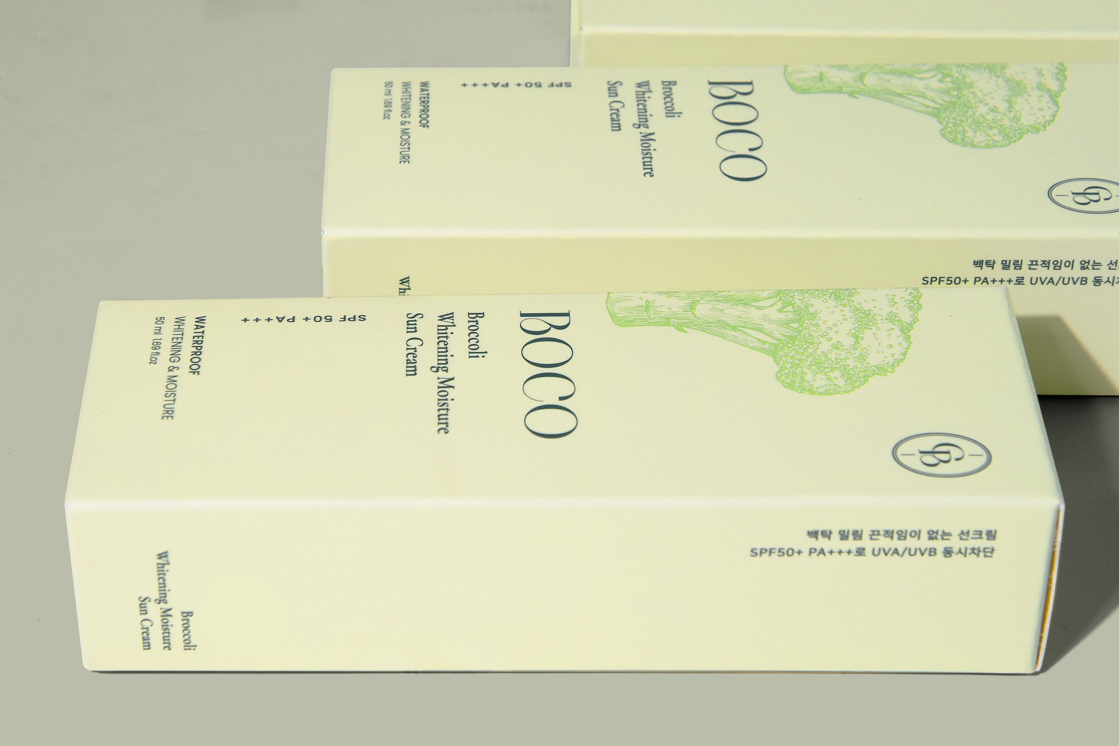 보코 브로콜리 화이트닝 수분선크림 화장품 화장품패키지 3번째