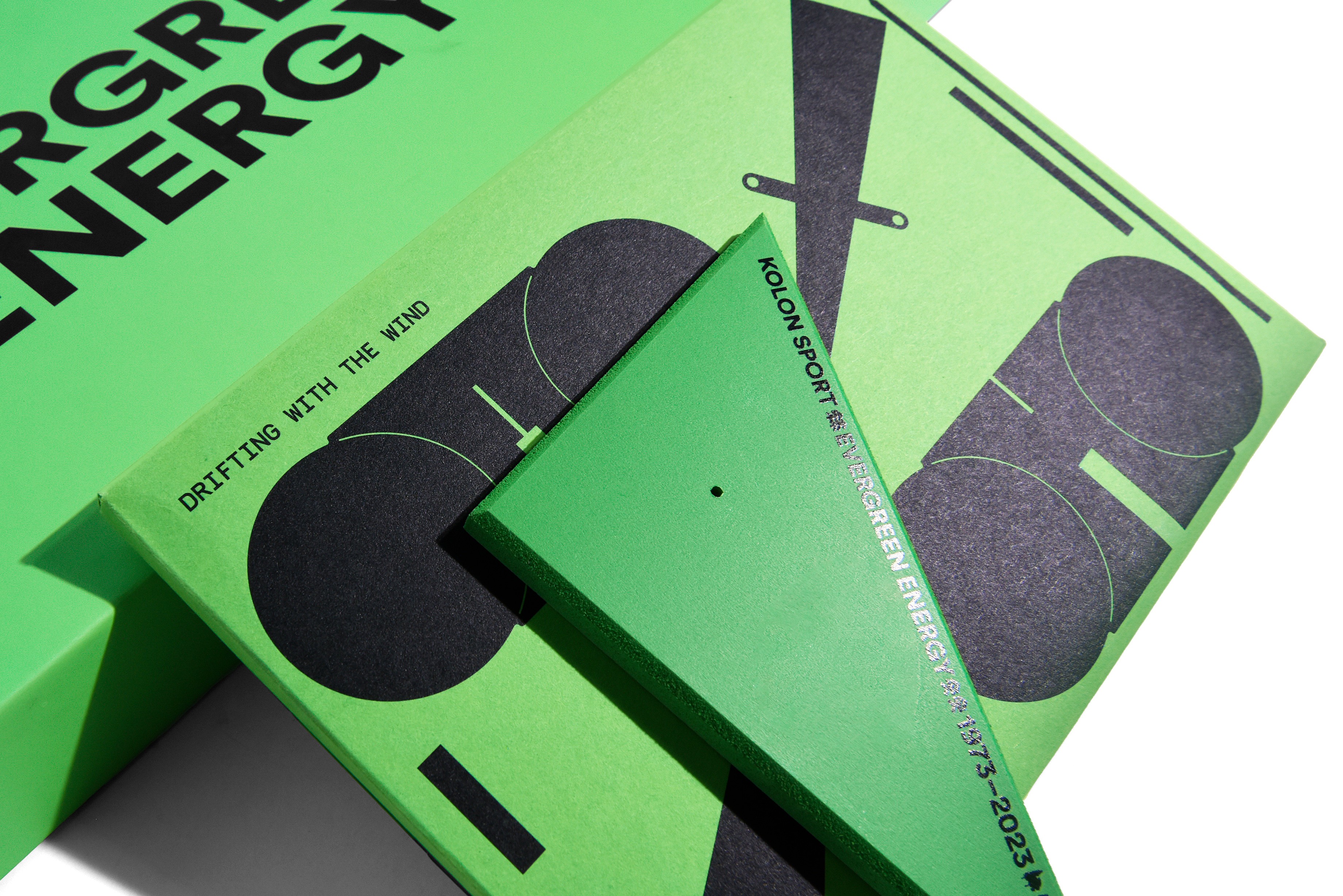 코오롱 에버그린에너지 50주년 프레스킷 패키지 제작하여 2