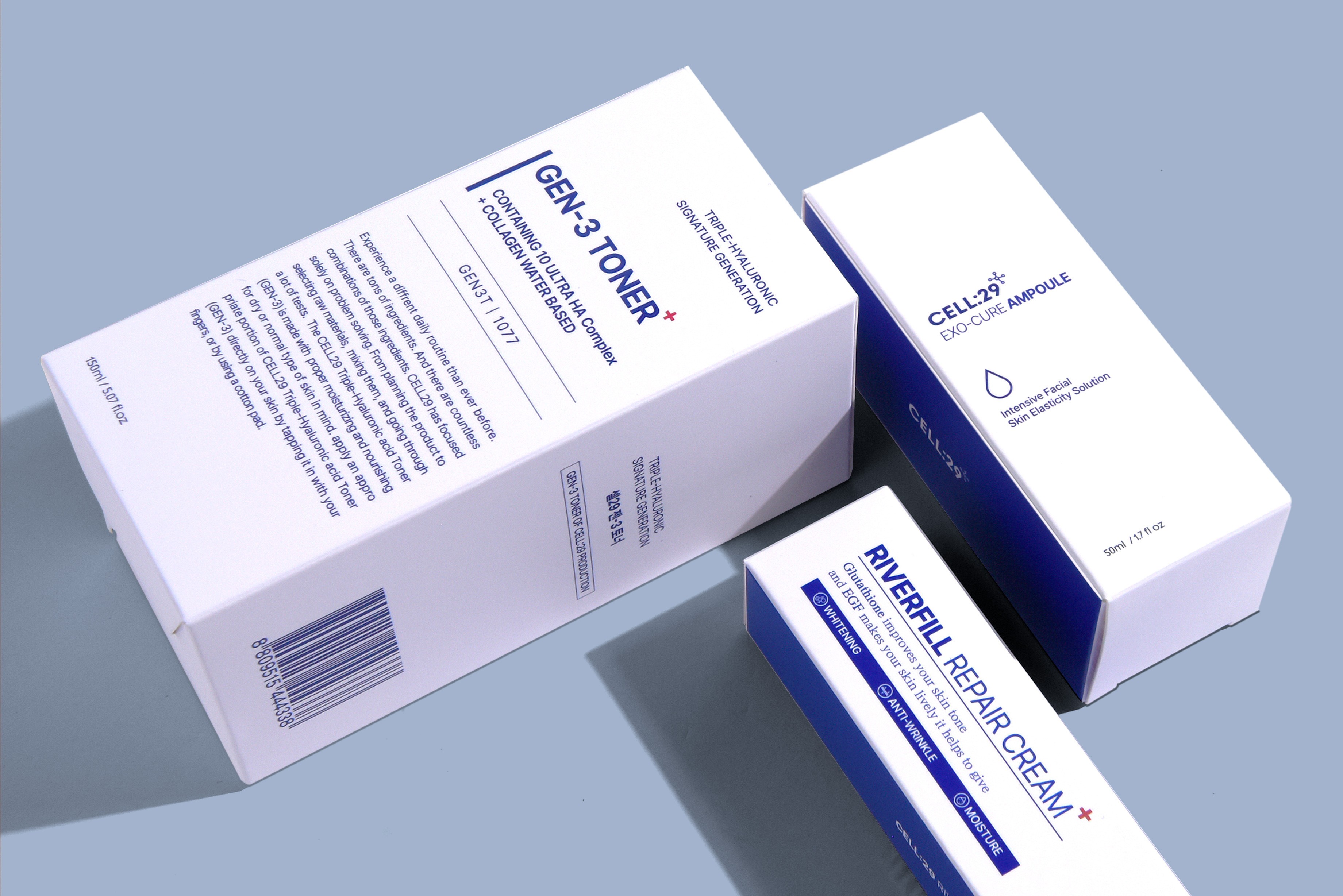 셀29 리버필 리페어 크림 화장품 외 3종 패키지 제작하여 4
