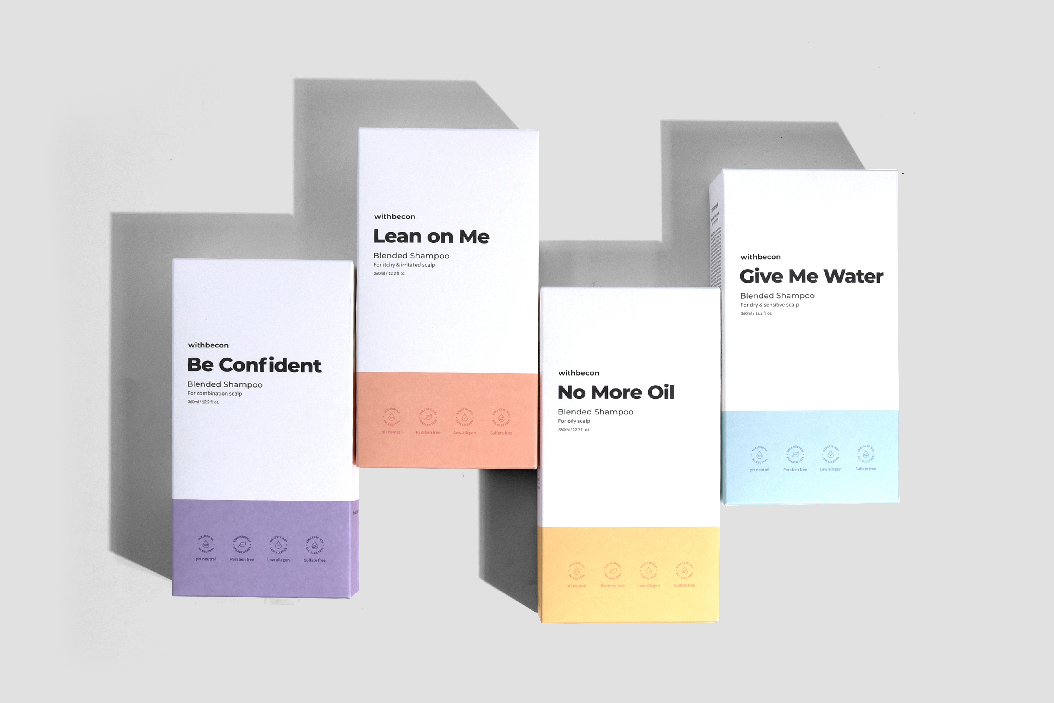 위드비컨 탈모샴푸 화장품 헤어케어 패키지 1번째