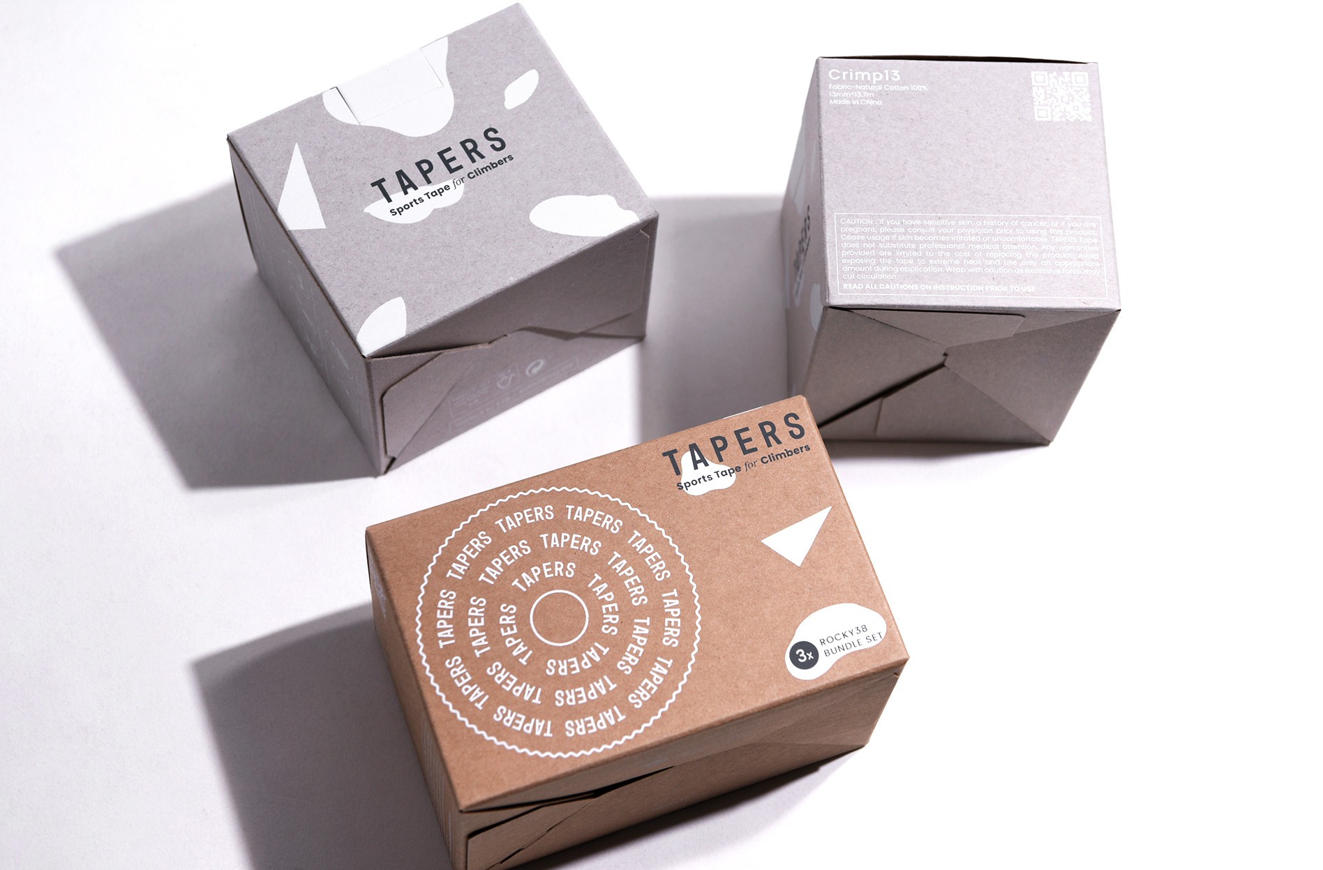 테이퍼스 클라이밍테이핑 번들세트 스포츠용품 패키지 제작하여 2