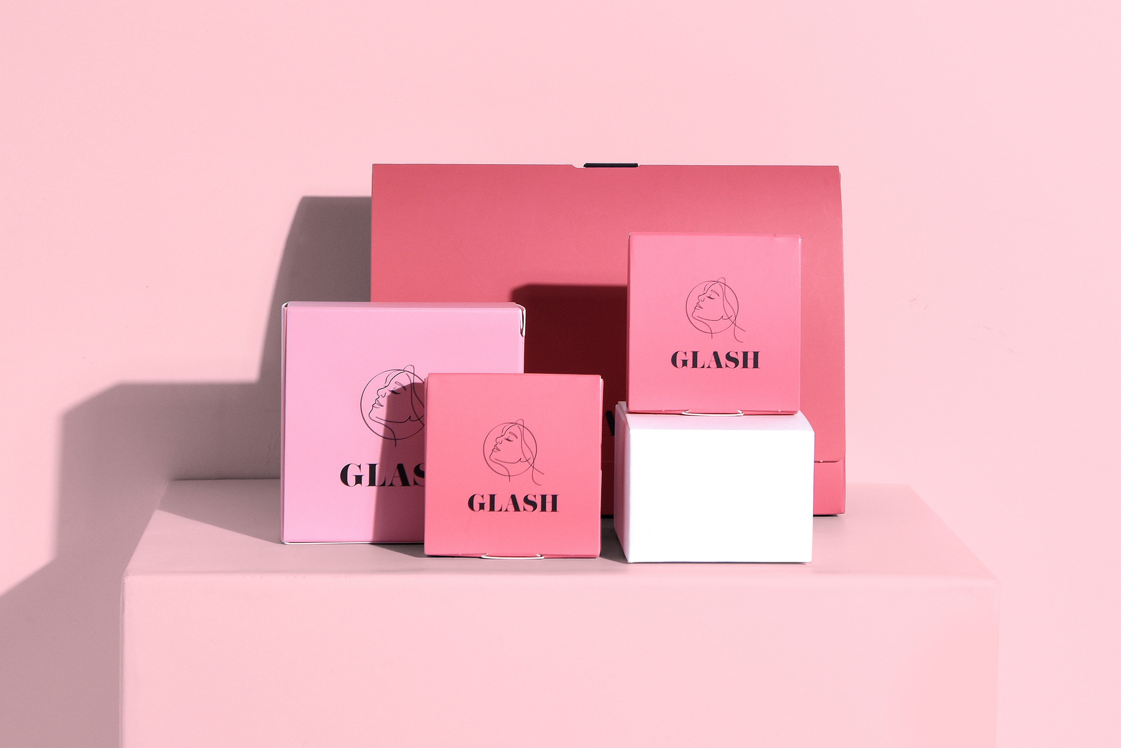 글래쉬 착붙속눈썹세트 화장품 패키지 제작하여 1