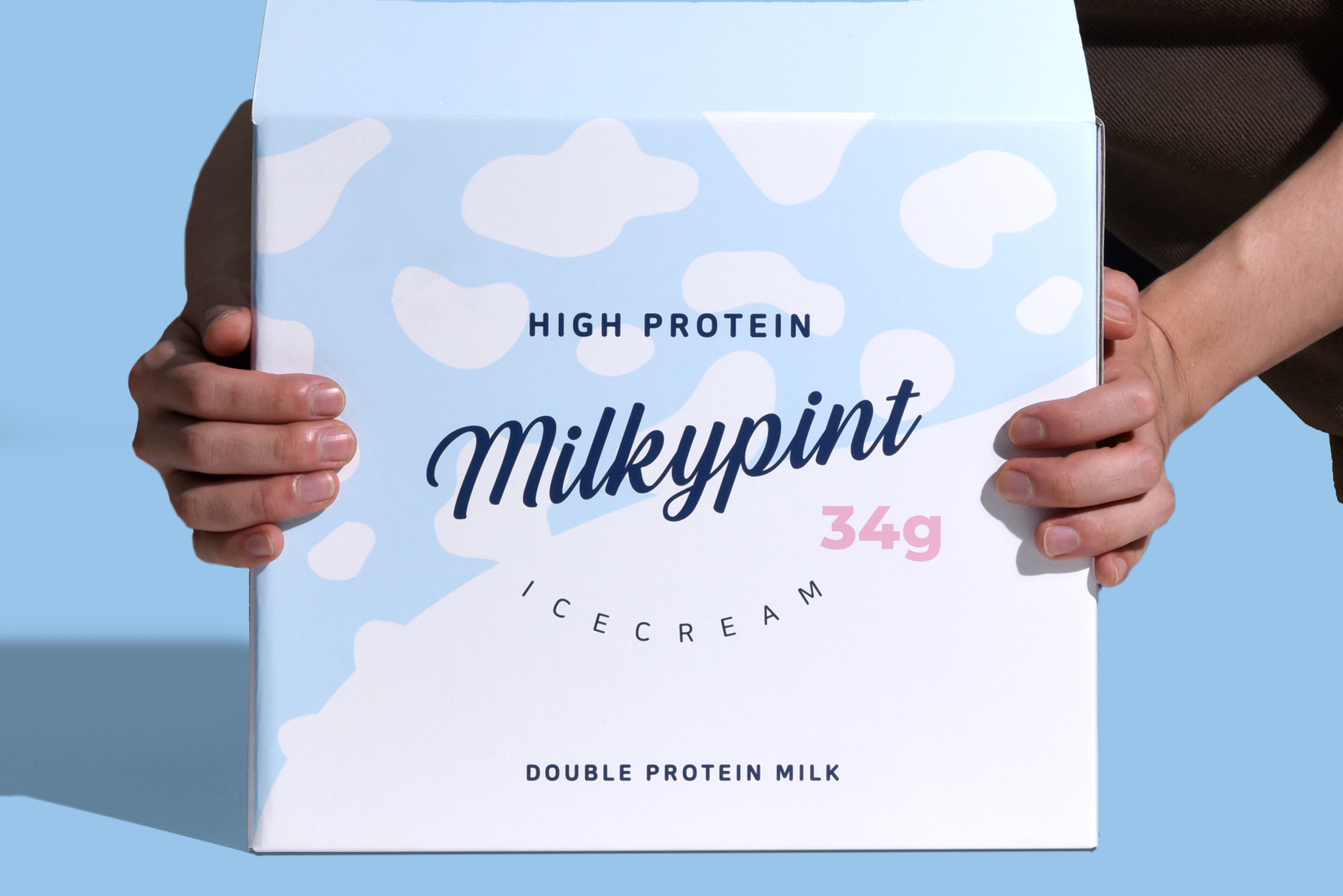 대형우유팩 고양이숨숨집 패키지 제작하여 2