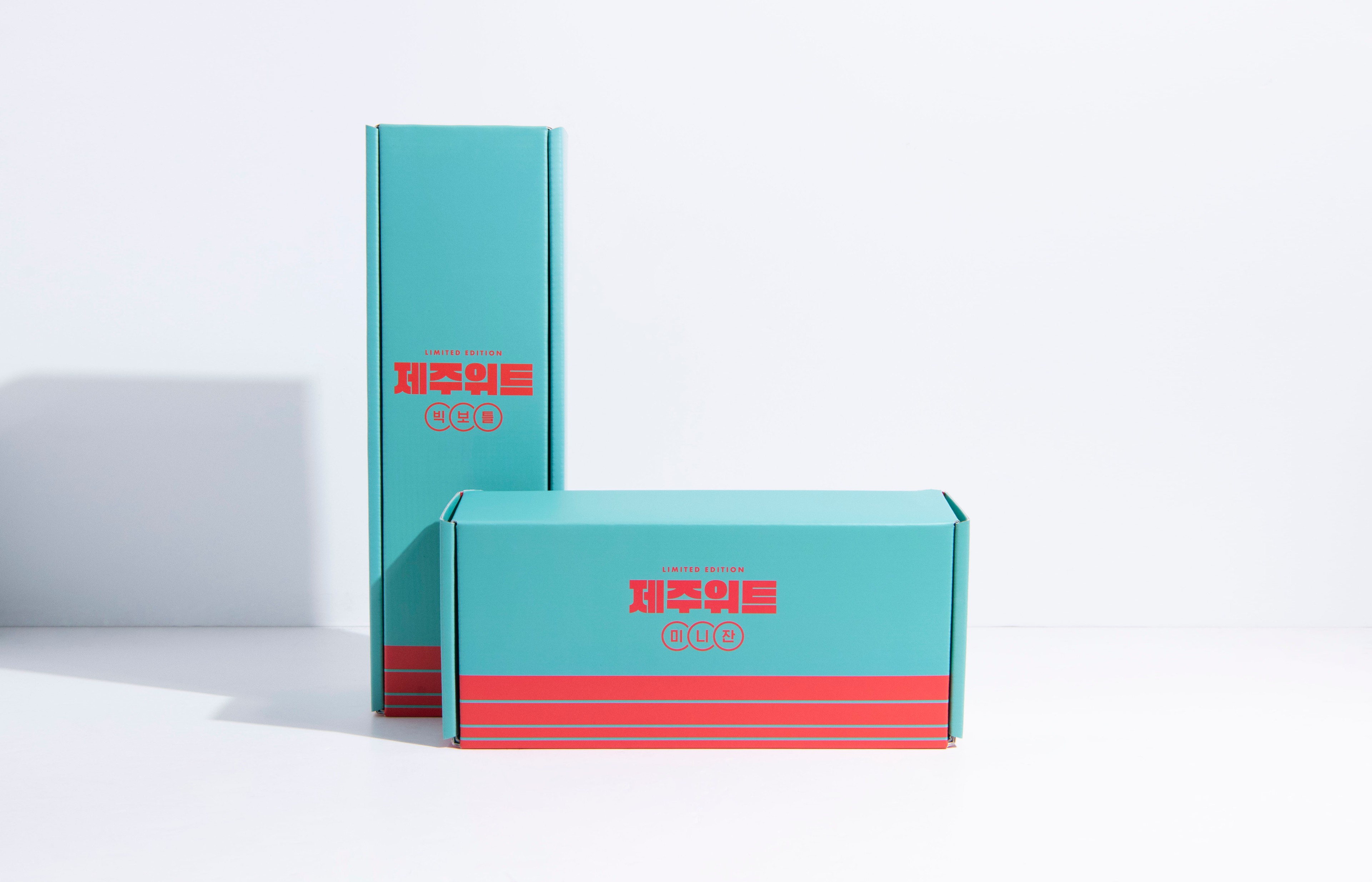 제주맥주 제주위트 시장바 빅보틀&amp;미니잔 패키지 제작하여 4