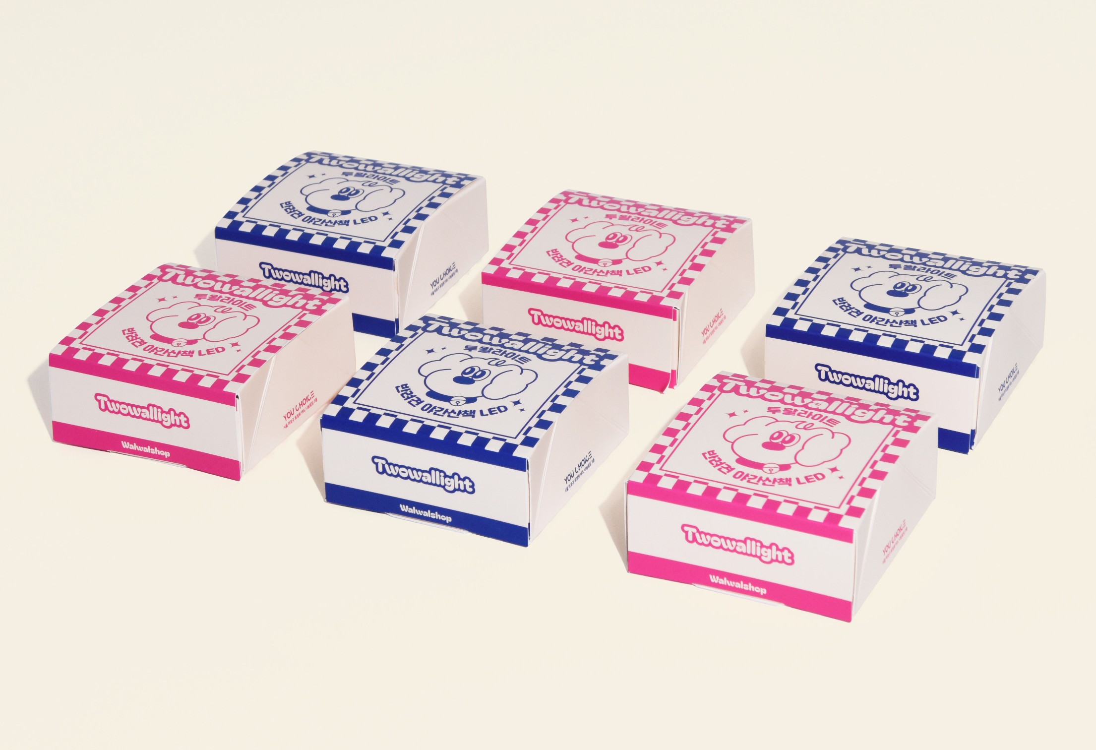 반려견 야간산책 LED 야광 불빛 목걸이 팬던트 애견용품 애견용품 패키지 2번째