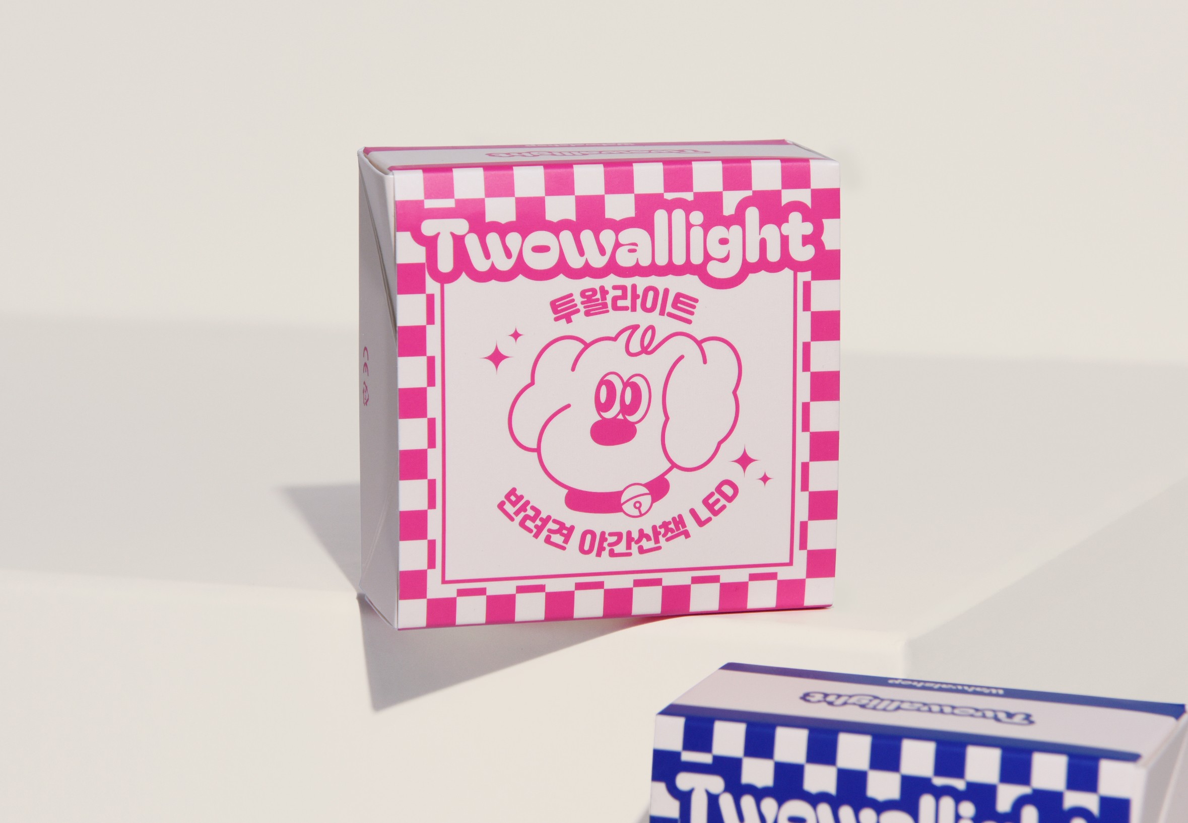 반려견 야간산책 LED 야광 불빛 목걸이 팬던트 애견용품 애견용품 패키지 3번째