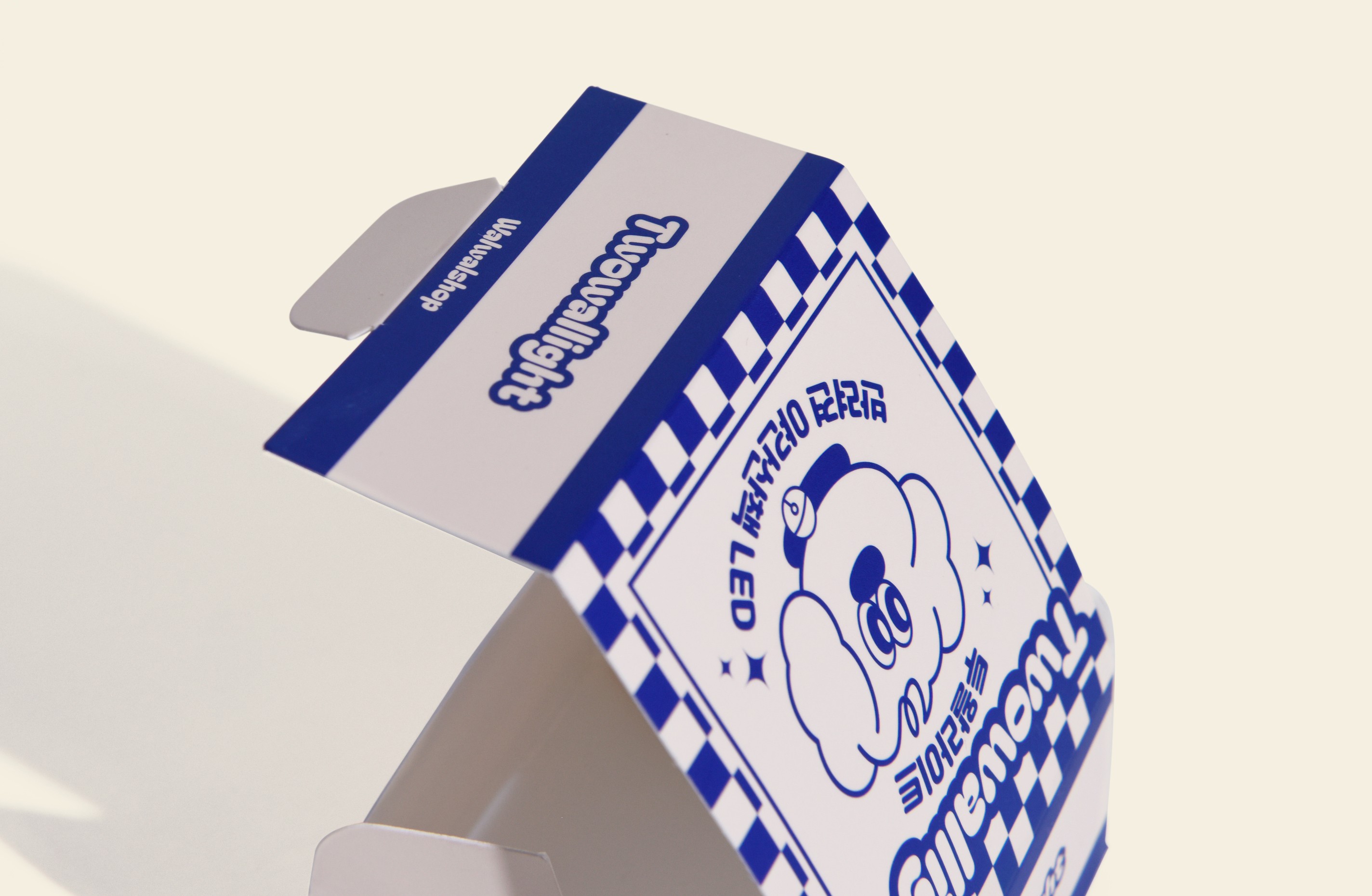 반려견 야간산책 LED 야광 불빛 목걸이 팬던트 애견용품 애견용품 패키지 4번째