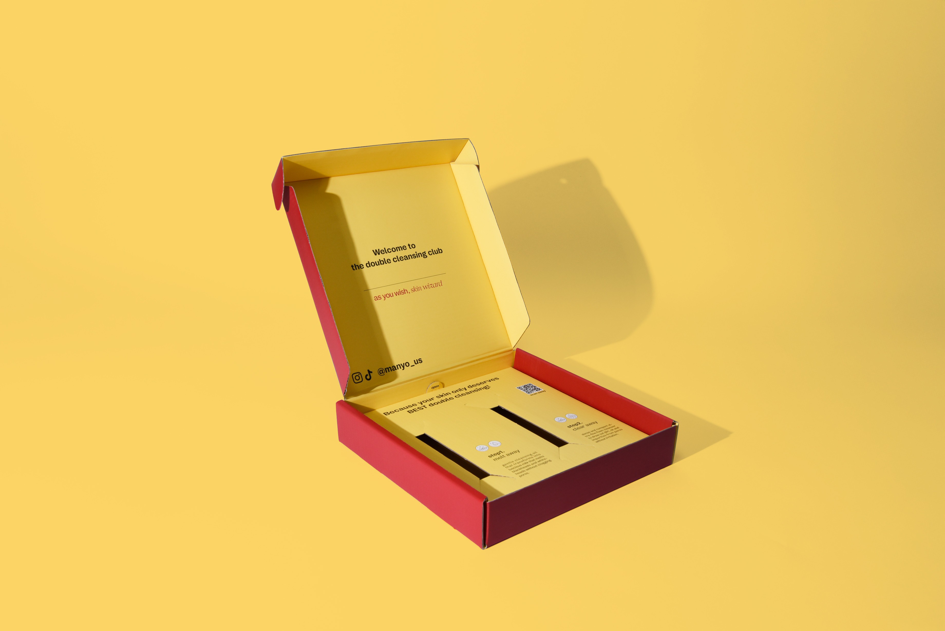 마녀공장 퓨어 클렌징 듀오 화장품 PR 패키지 제작하여 4