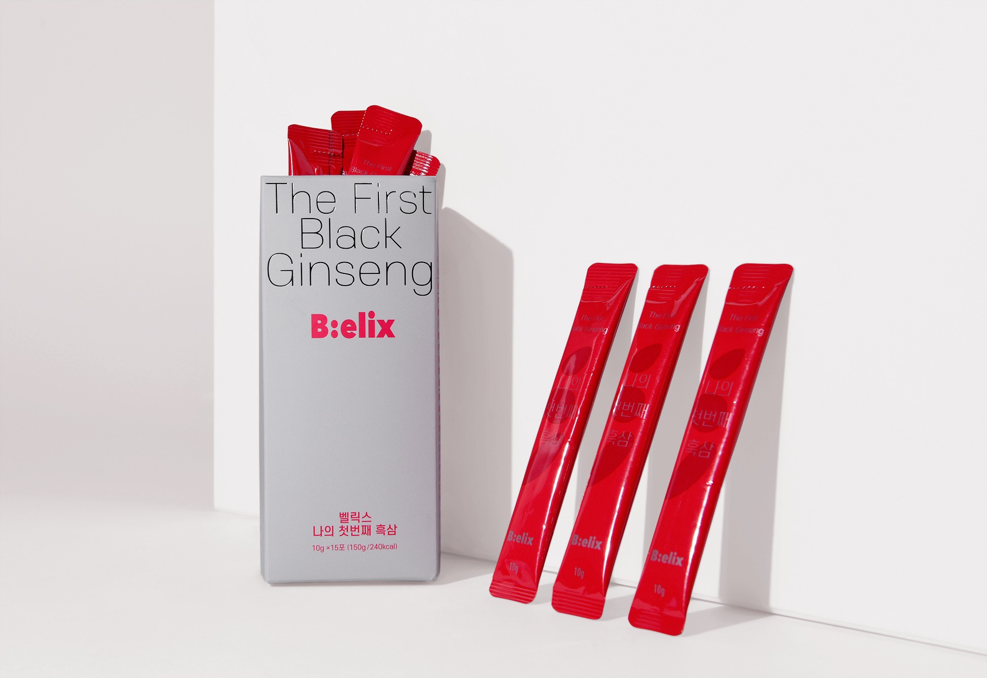 흑삼 홍삼음료 건강식품 패키지 제작하여 1