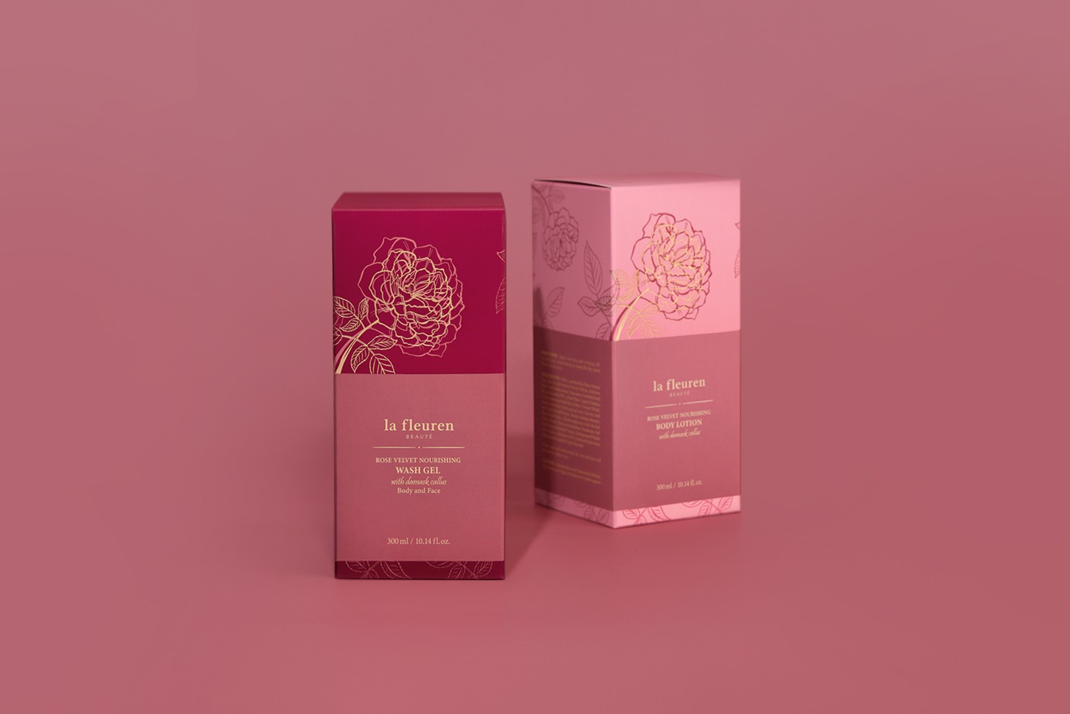 바디워시&바디로션 세트 패키지 제작하여 4