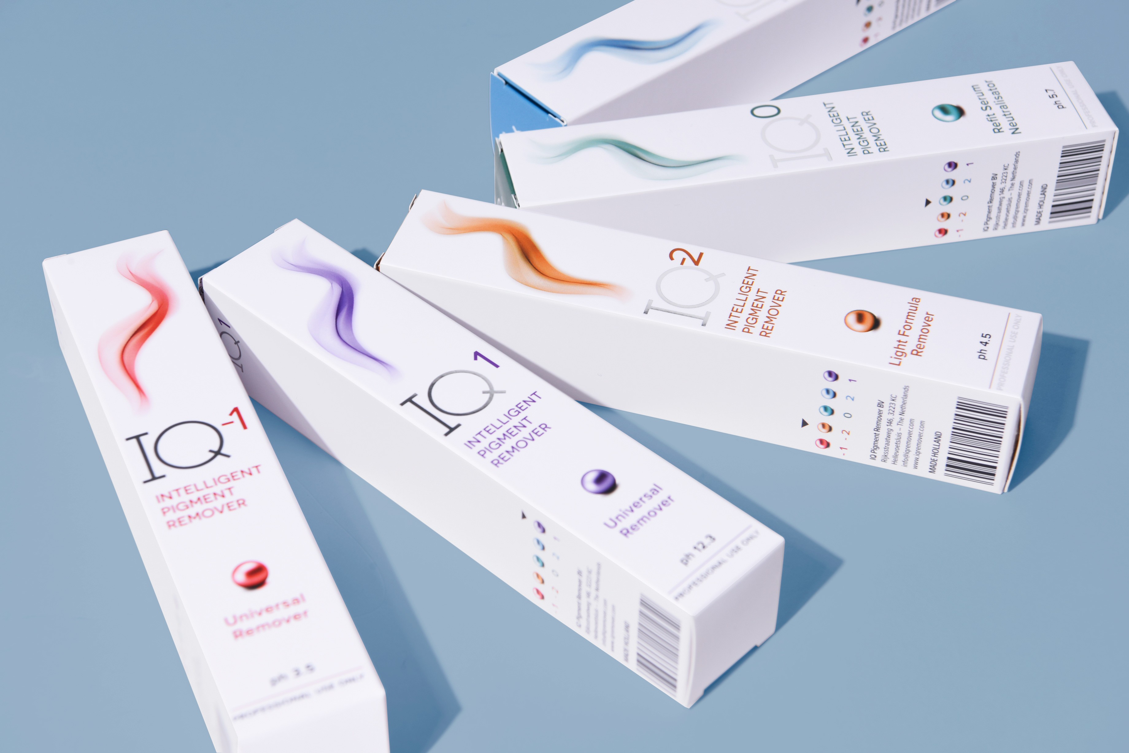 색소제거 5종 화장품 패키지 제작하여 3