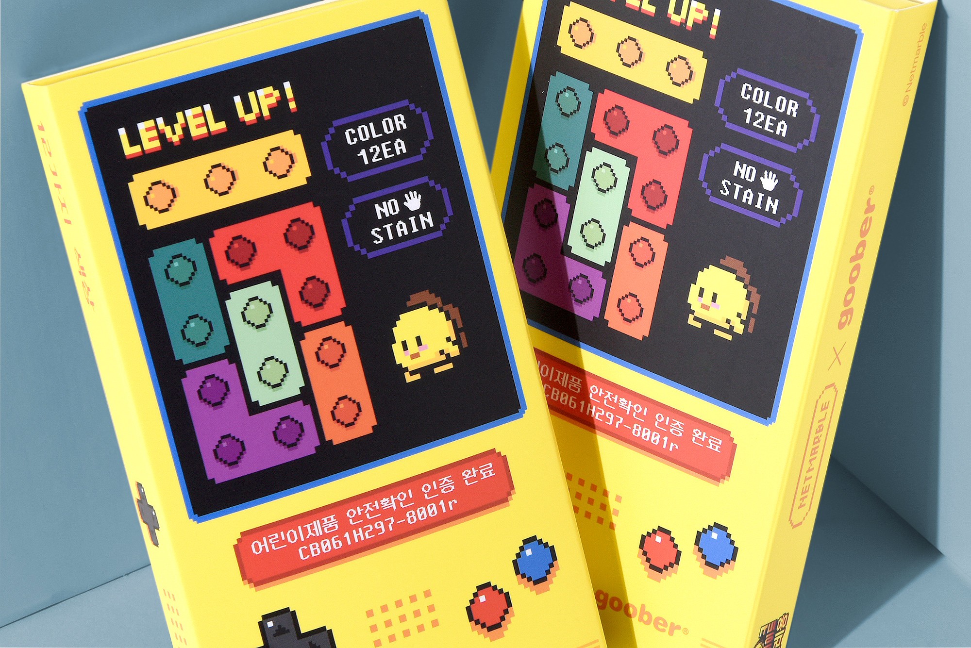 넷마블 X 구버 블록 크레용 완구 패키지 제작하여 1