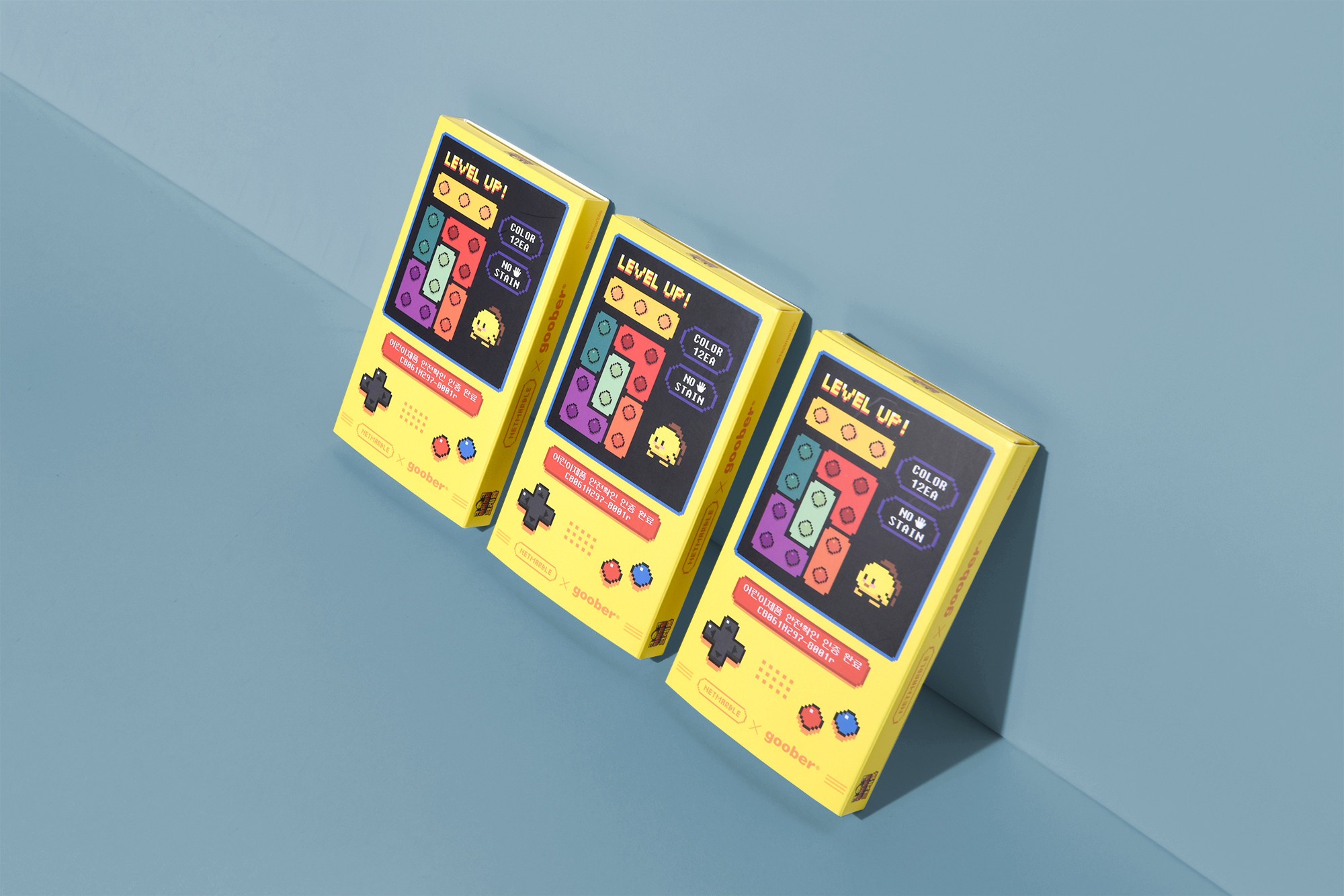 넷마블 X 구버 블록 크레용 완구 패키지 제작하여 2