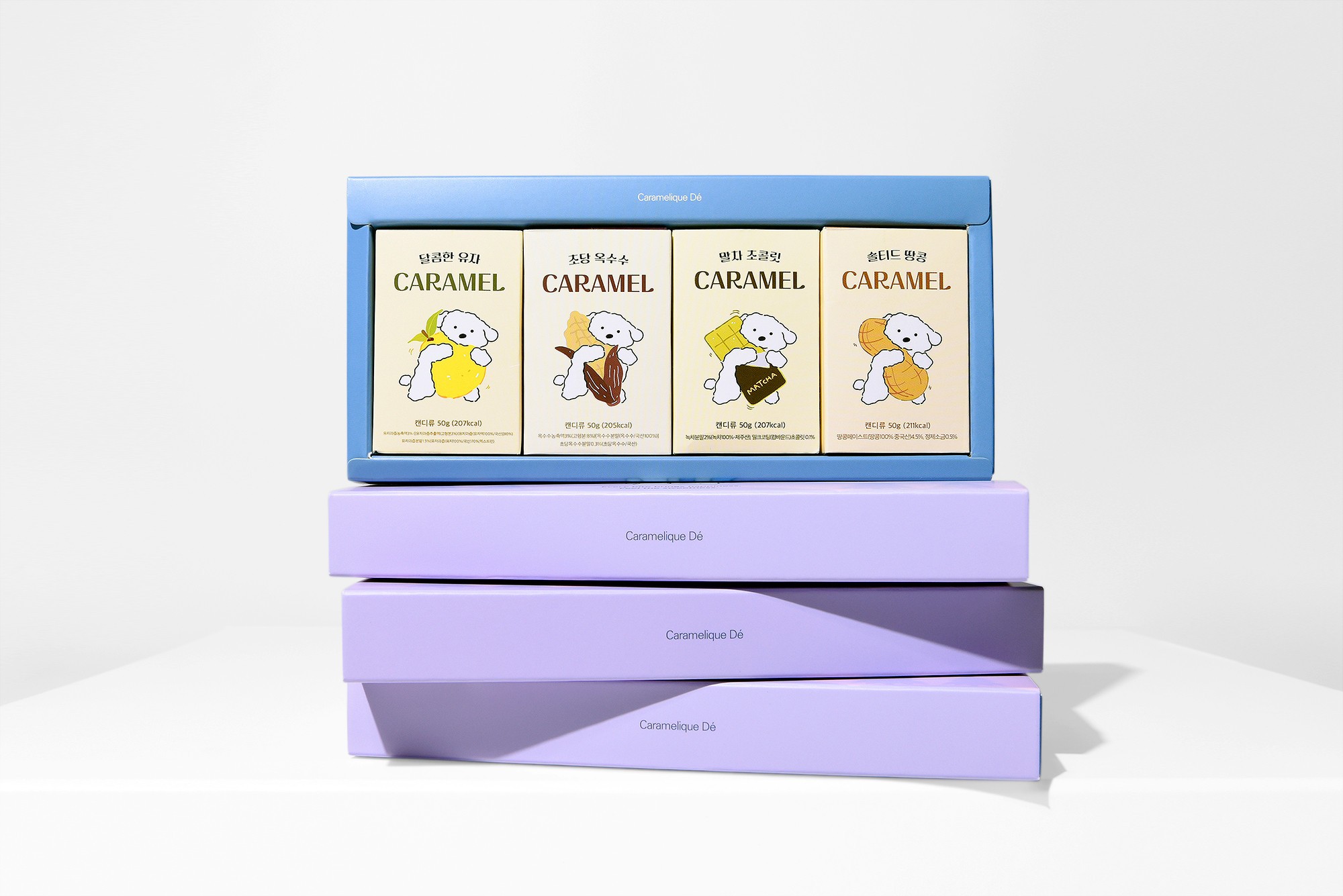카라멜 세트 패키지 제작하여 4