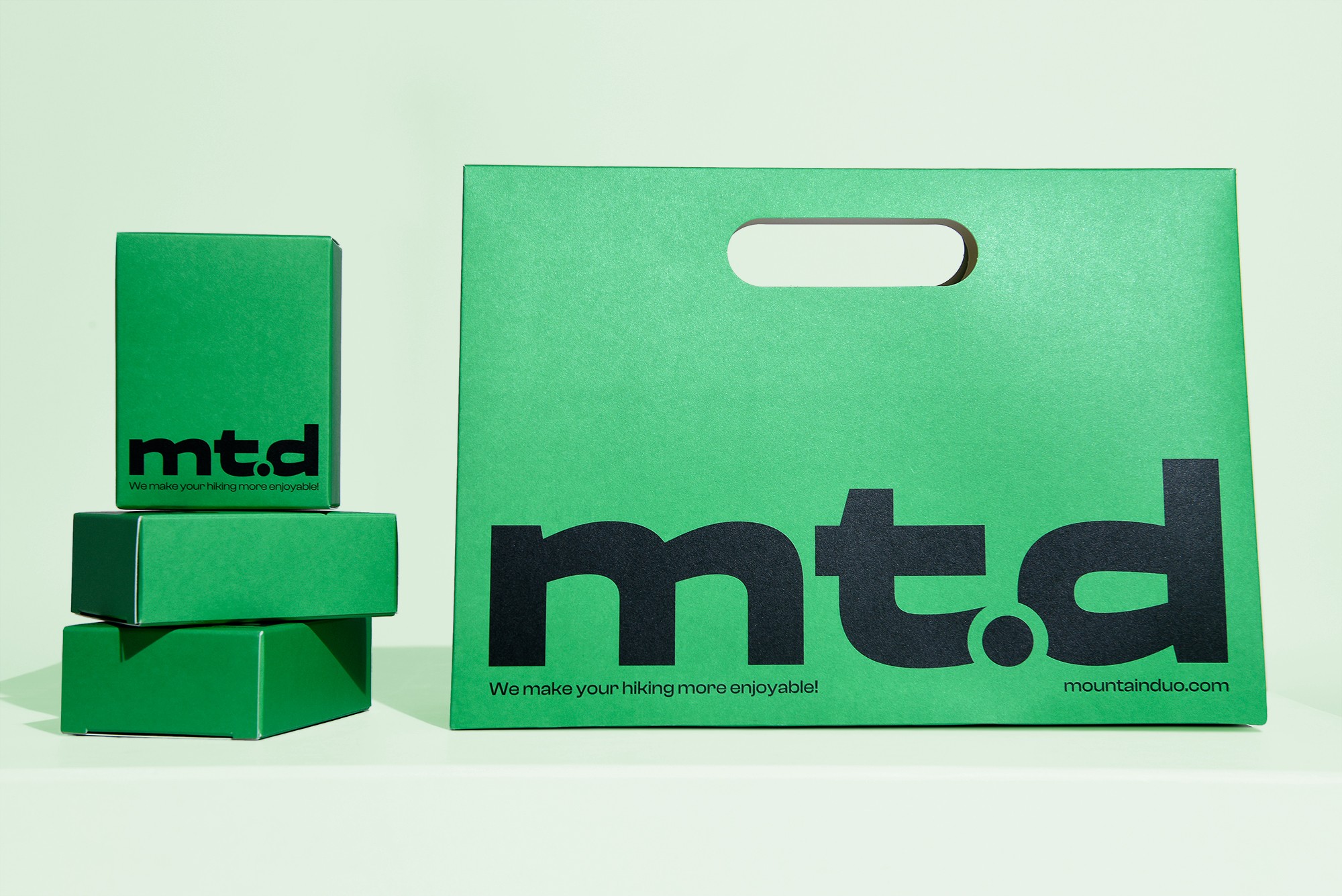 하이킹 아웃도어 브랜드 패키지 제작하여 4