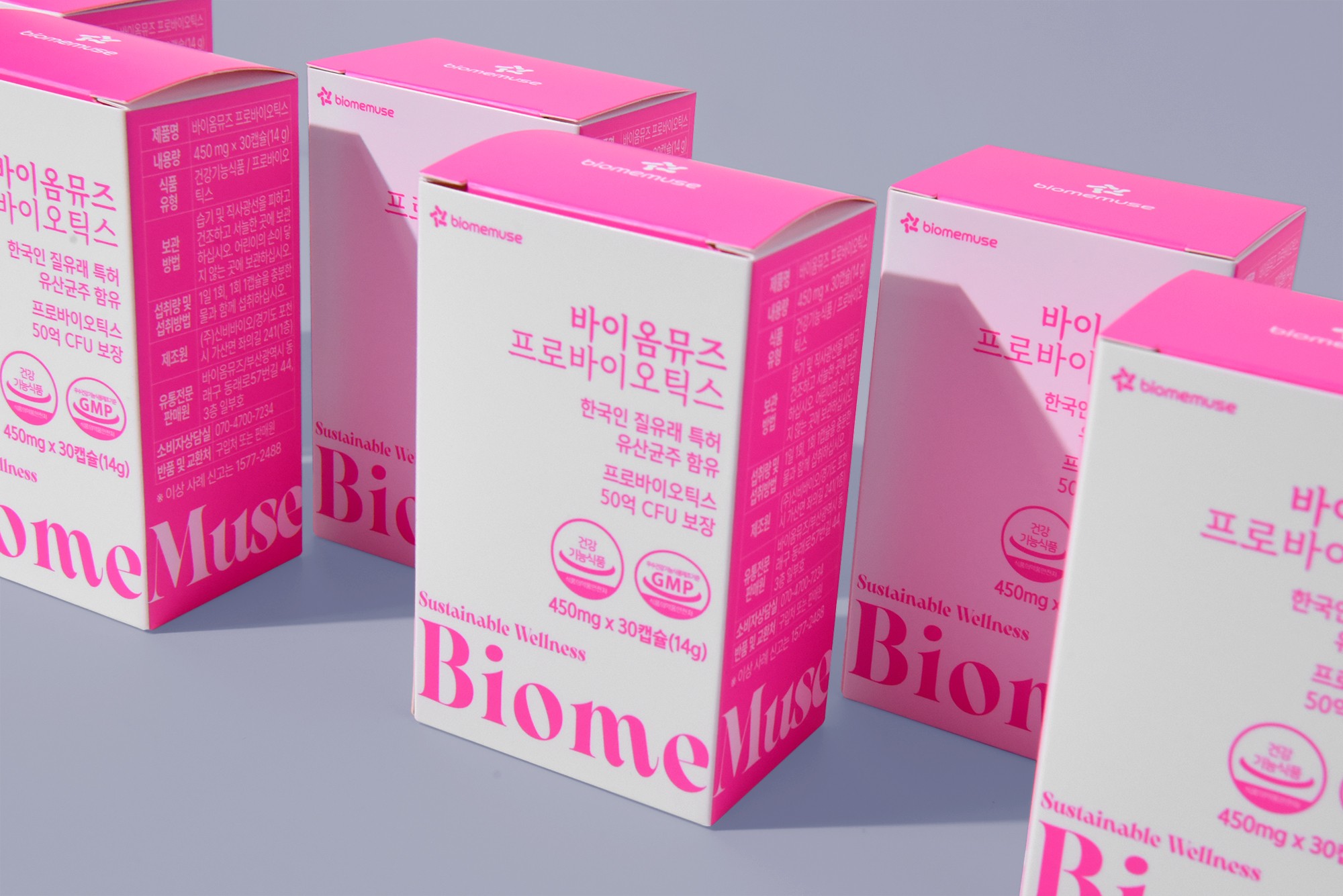 유산균 영양제 패키지 제작하여 1