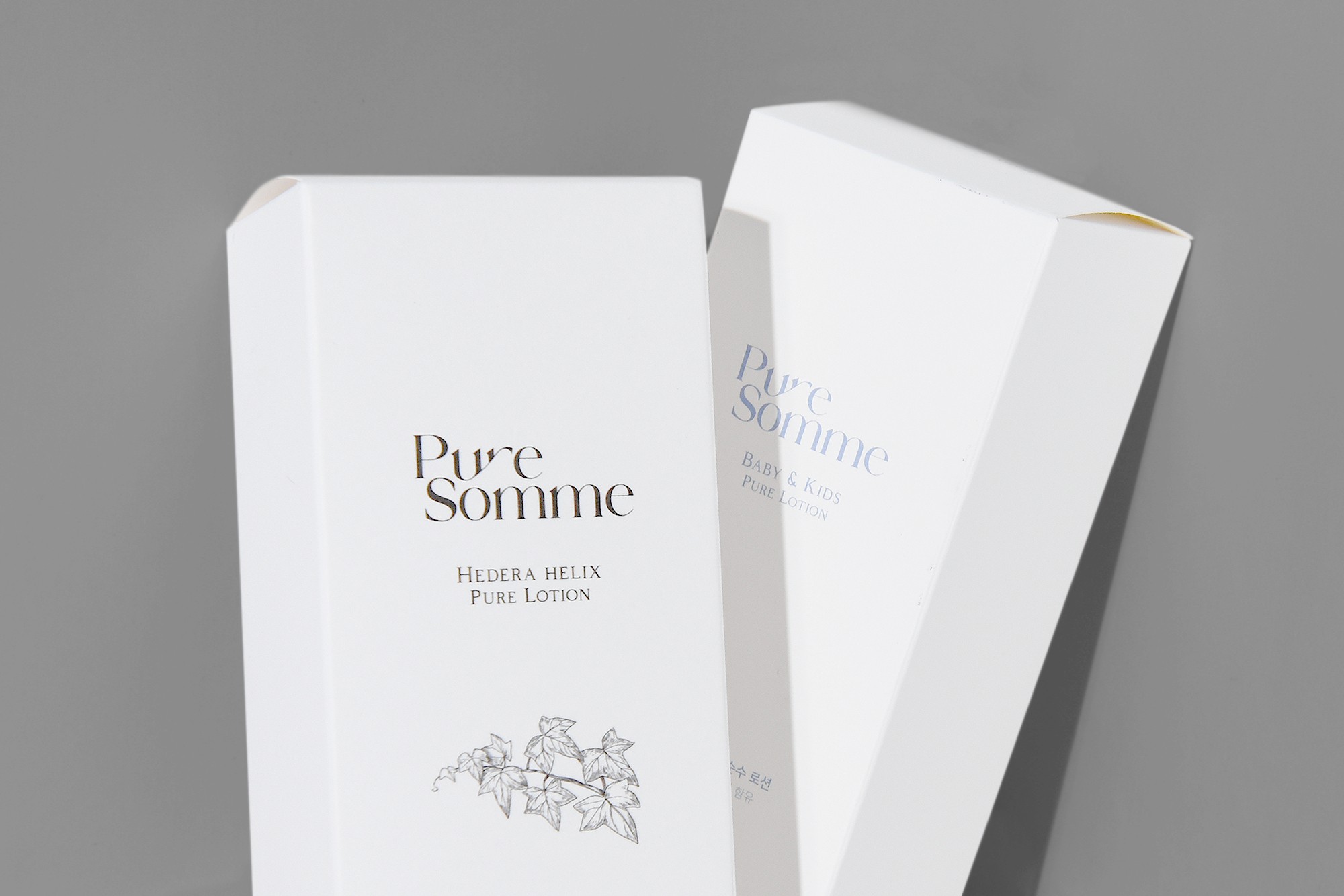 순수로션 2종 화장품 패키지 제작하여 5