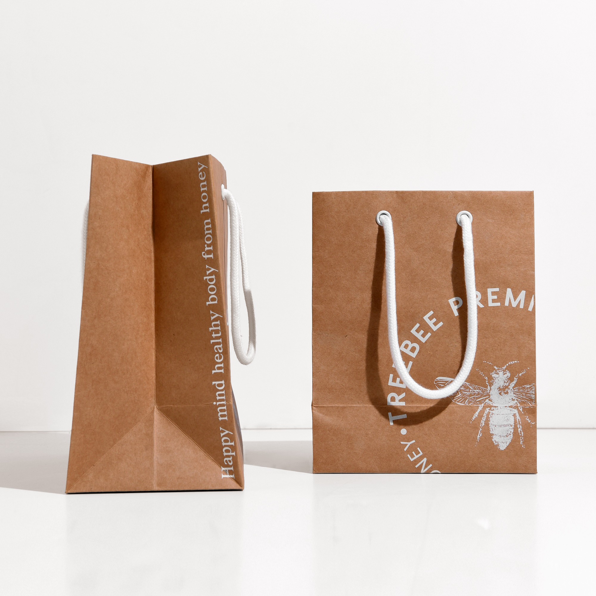 꿀 브랜드 쇼핑백 2종 포장용 쇼핑백 2번째