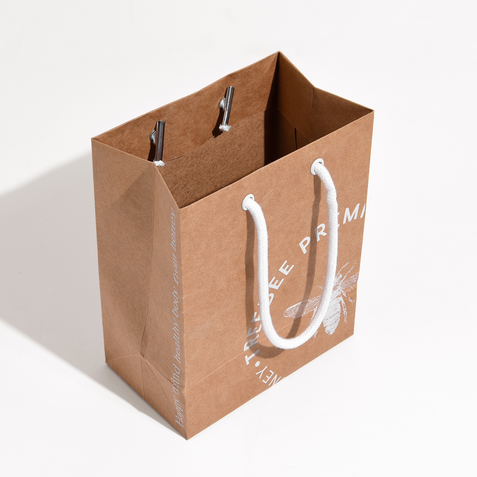 꿀 브랜드 쇼핑백 2종 패키지 제작하여 4