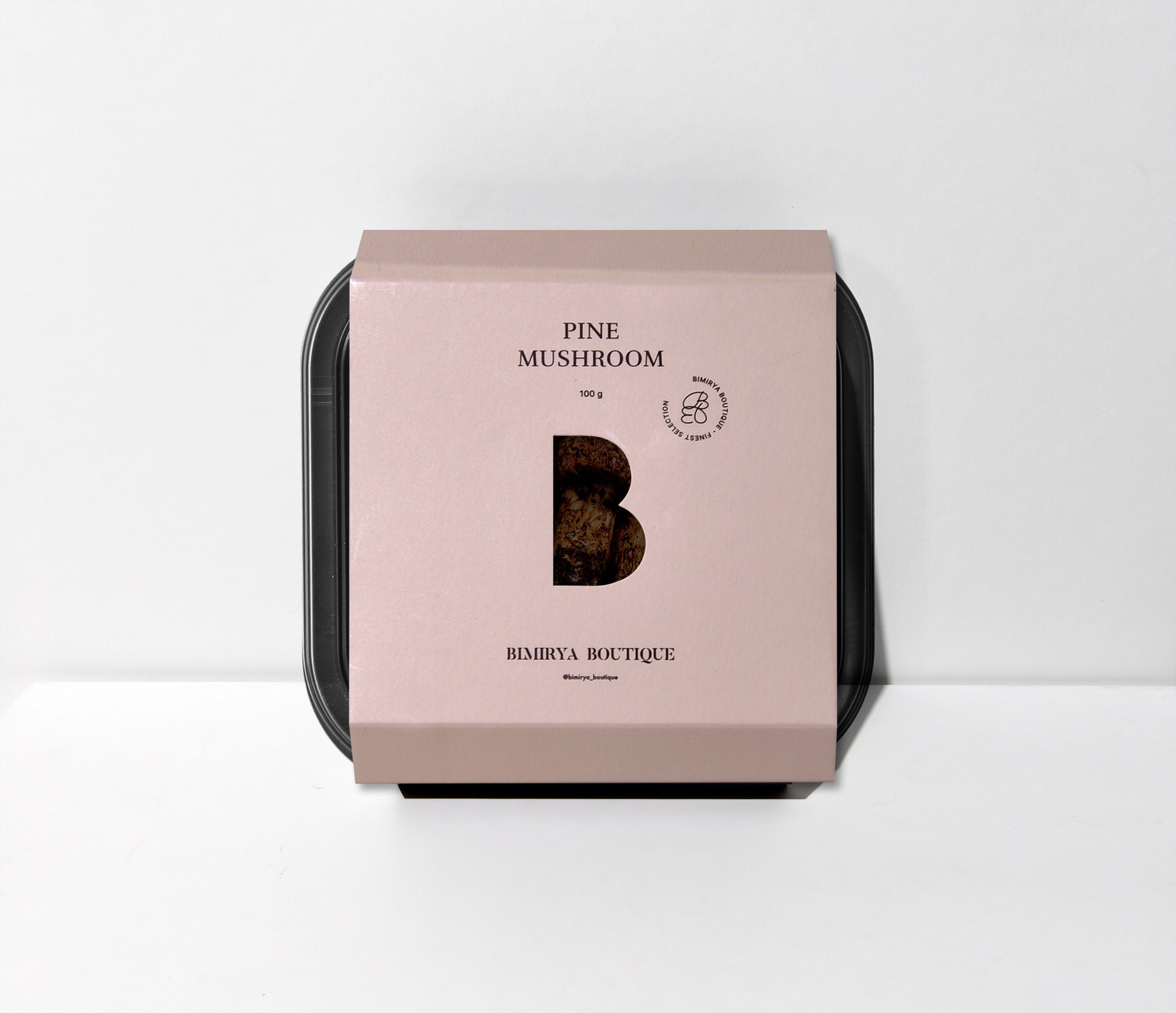 자연산 송이버섯 포장 슬리브 패키지 제작하여 1