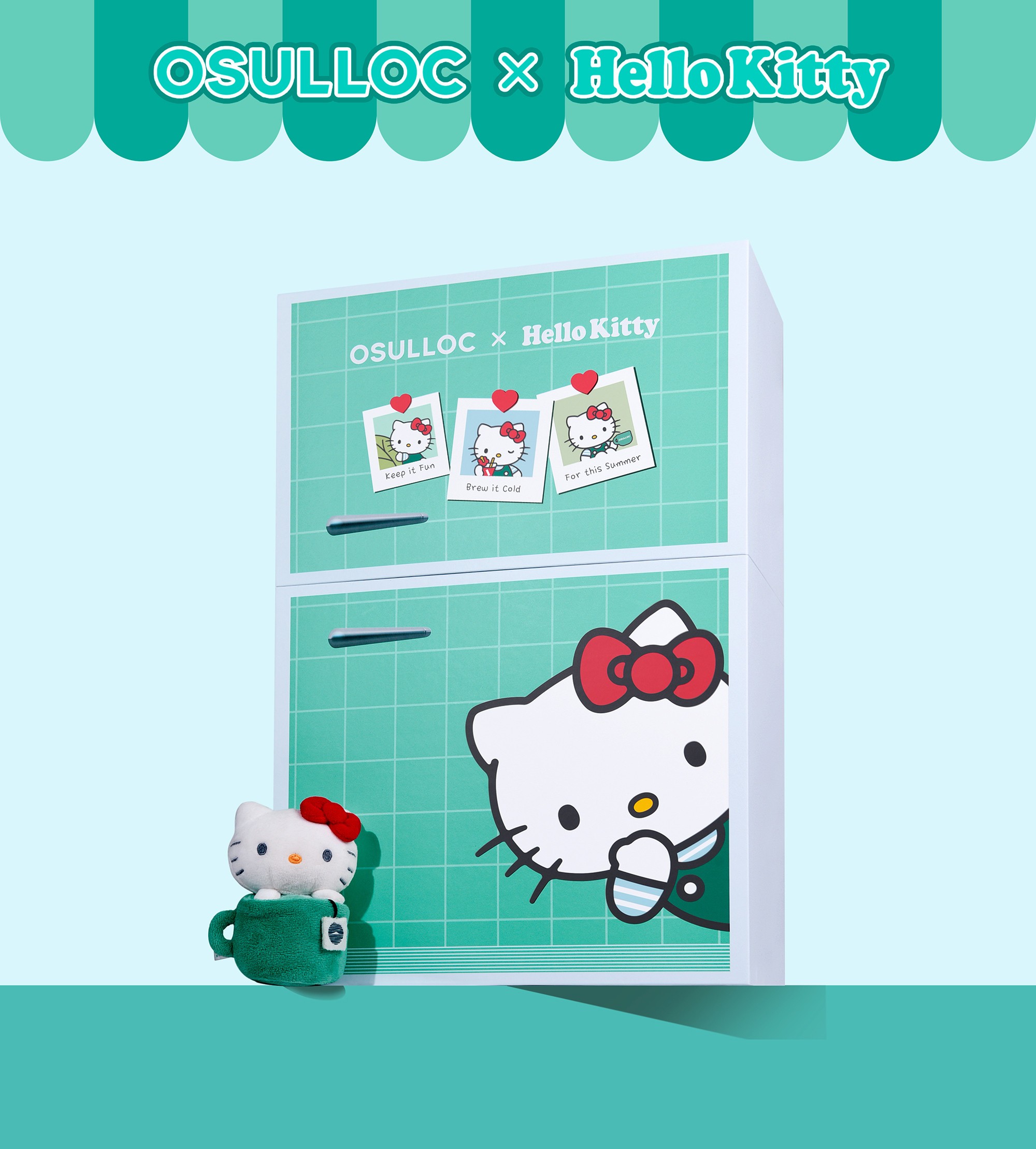 오설록 헬로키티 콜라보레이션 프레스킷 패키지 제작하여 1