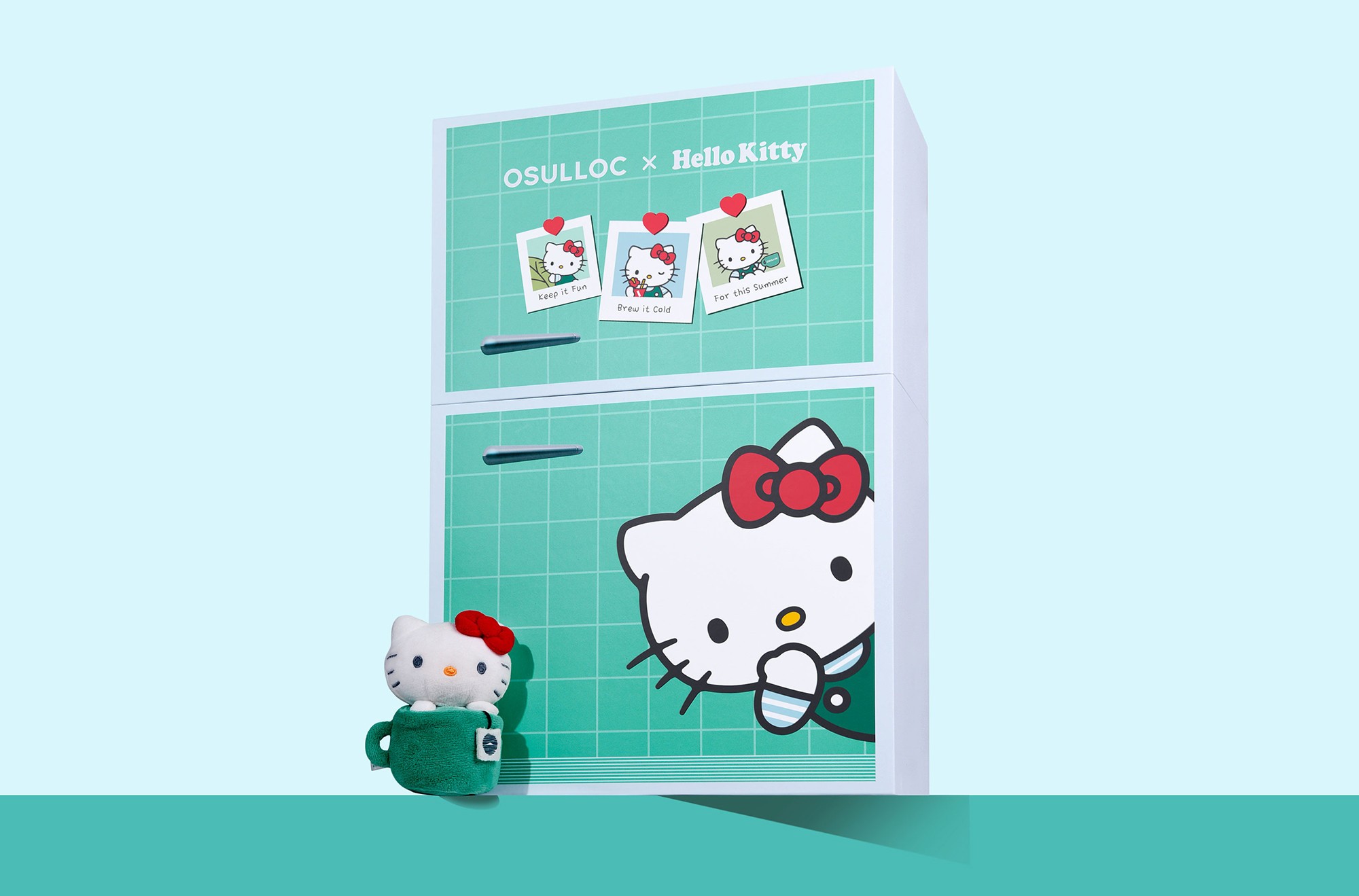 오설록 헬로키티 콜라보레이션 프레스킷 냉장고 프레스킷 1번째