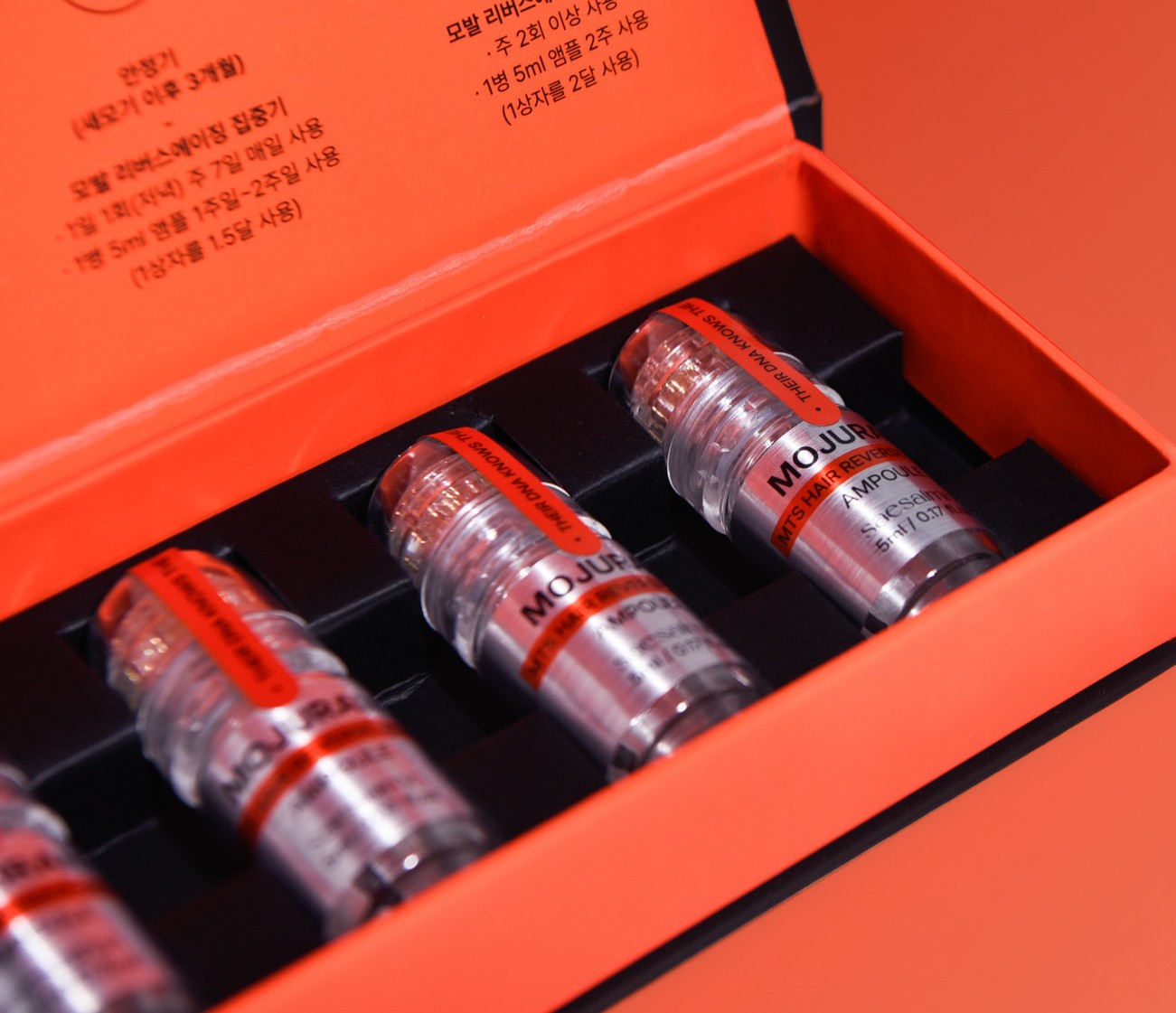 헤어 MTS 두피케어 앰플 패키지 제작하여 2