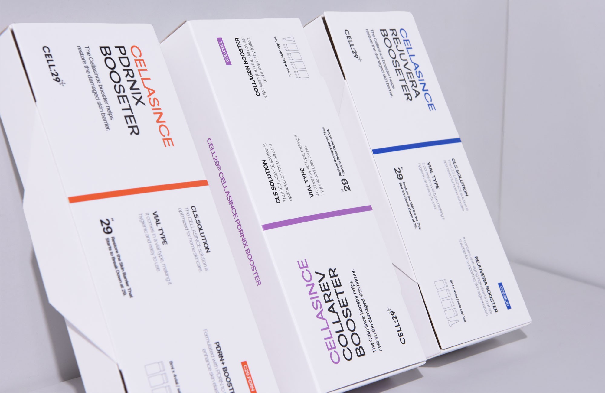 기능성 앰플 화장품 3종 패키지 제작하여 5