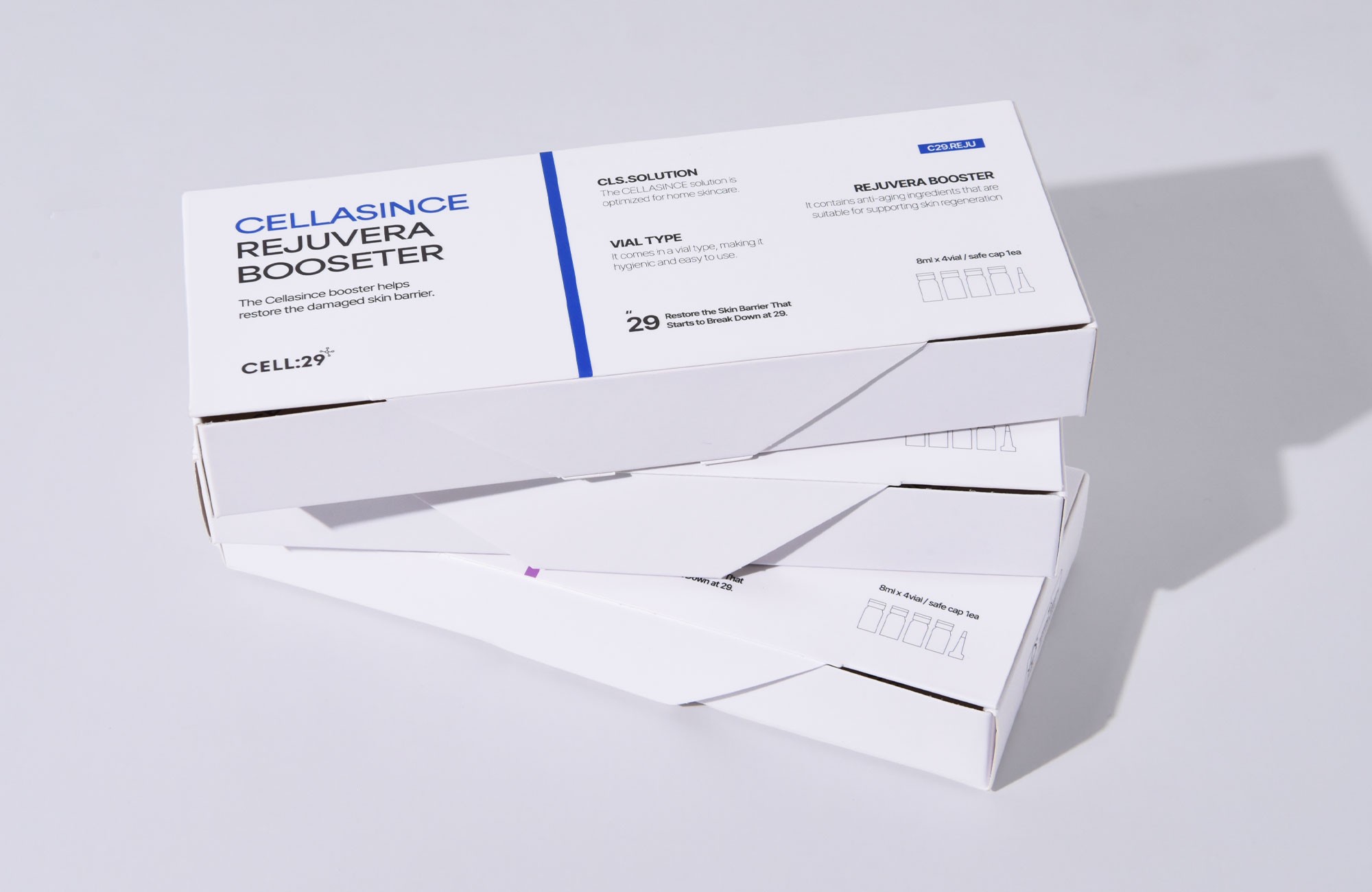 기능성 앰플 화장품 3종 패키지 제작하여 6